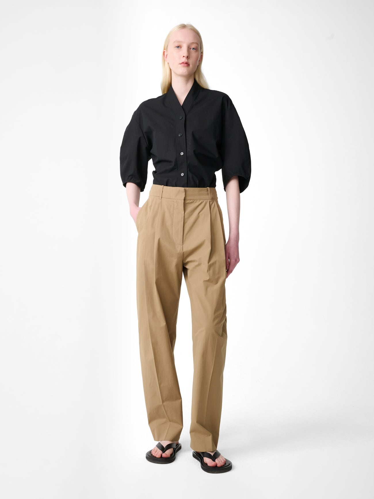 Asti Cotton Top in Black