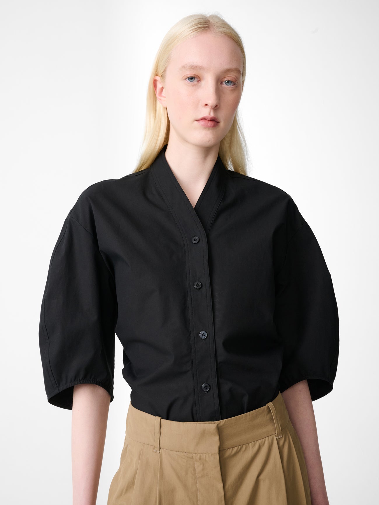 Asti Cotton Top in Black