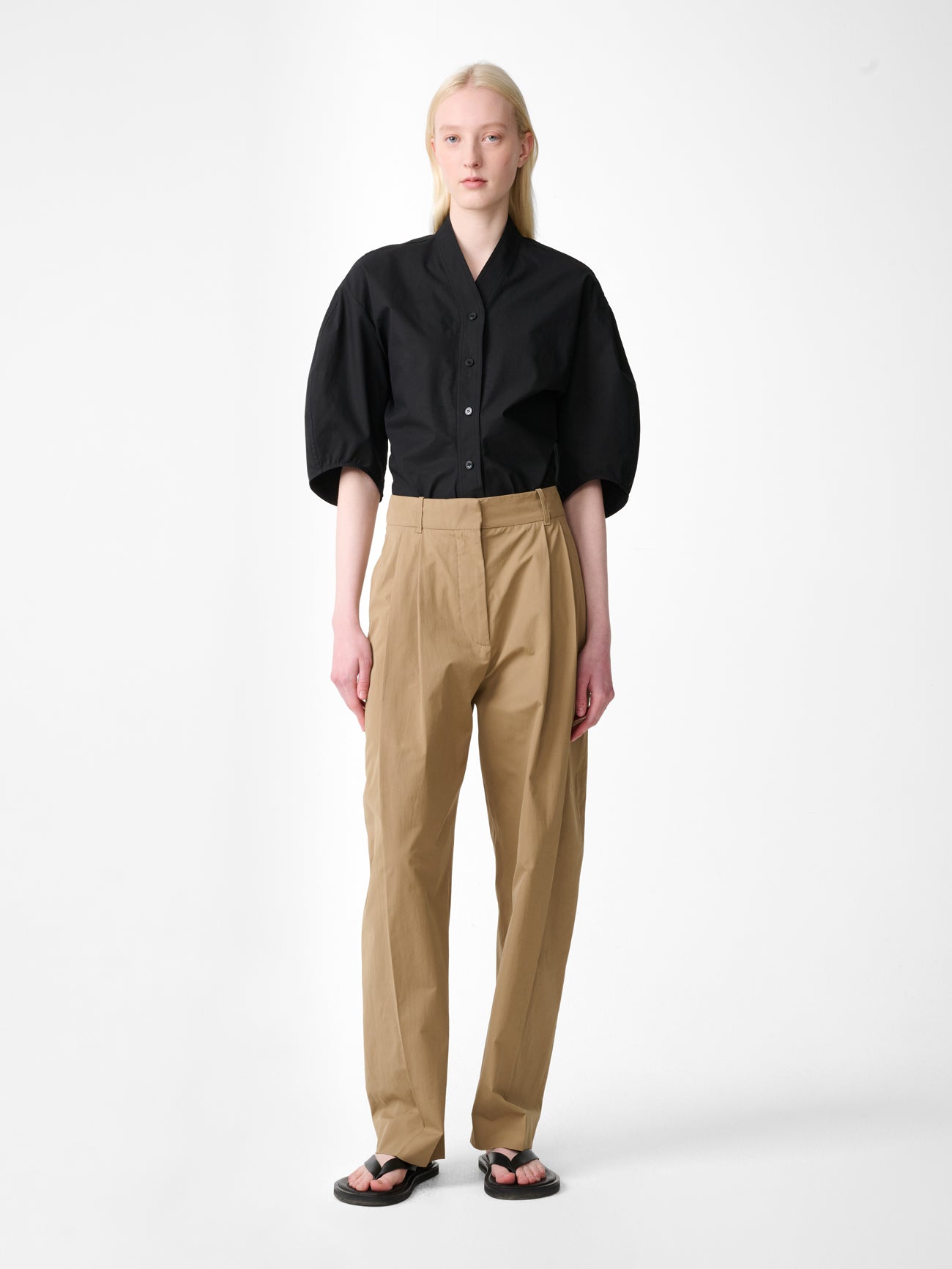 Asti Cotton Top in Black