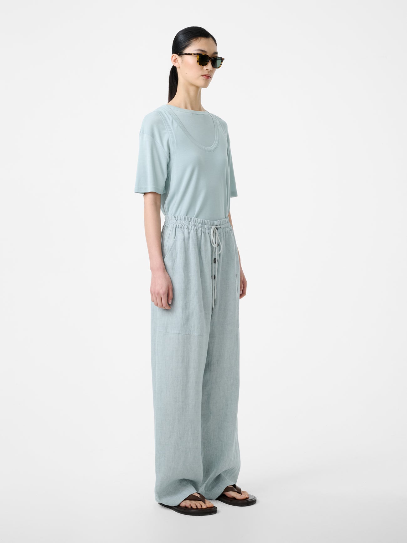 Attis Pant in Spearmint - Studio Nicholson