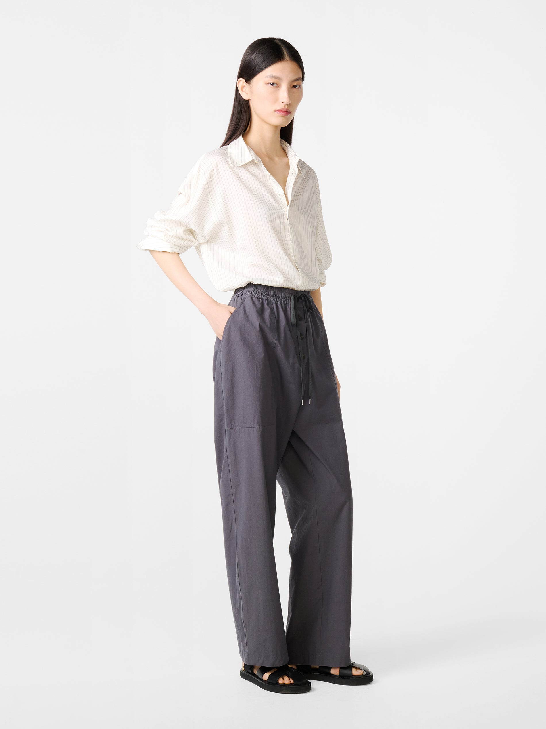 Attis Drawstring Pant in Thunder