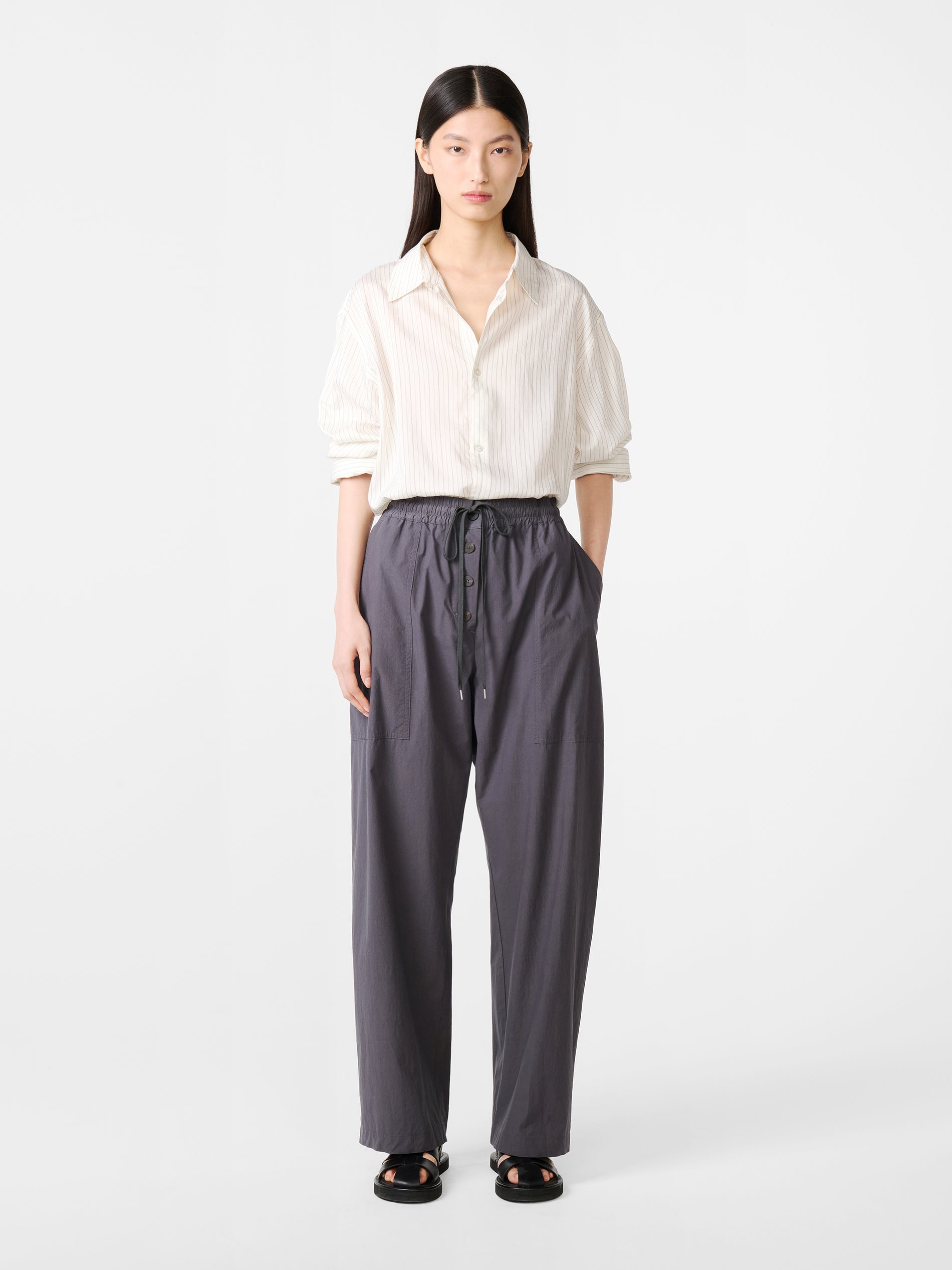 Attis Drawstring Pant in Thunder