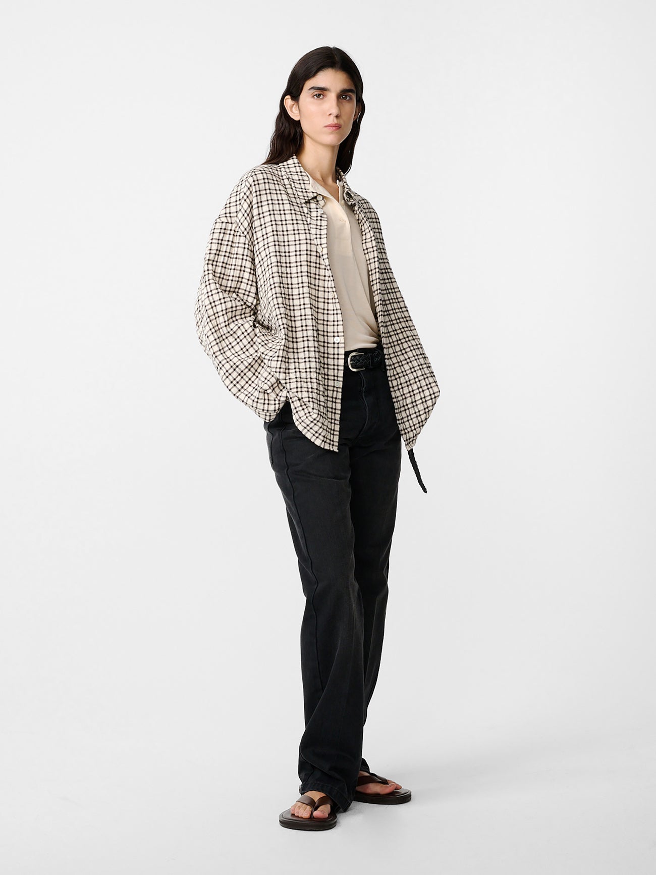 Barra Denim Pant in Faded Black Wash - Studio Nicholson