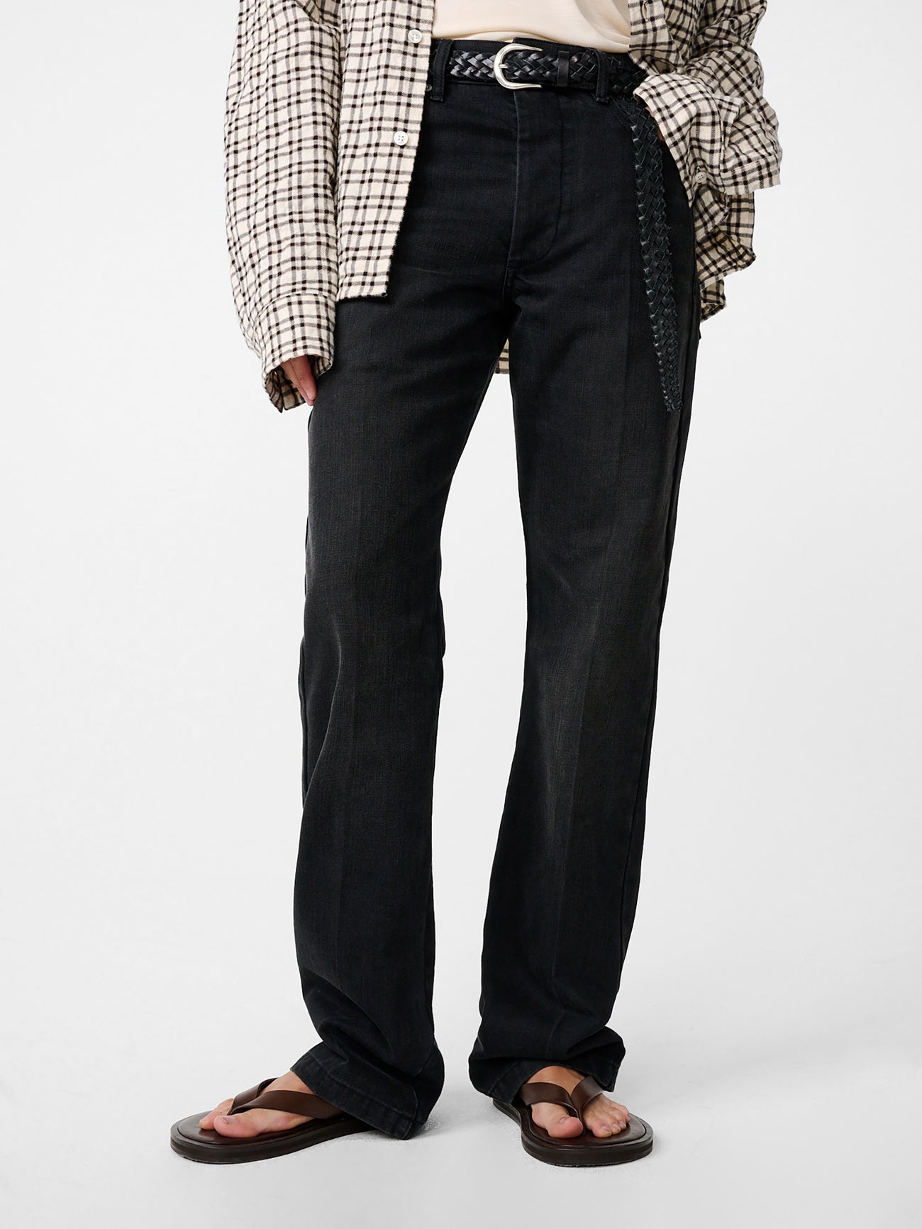 Barra Denim Pant in Faded Black Wash - Studio Nicholson