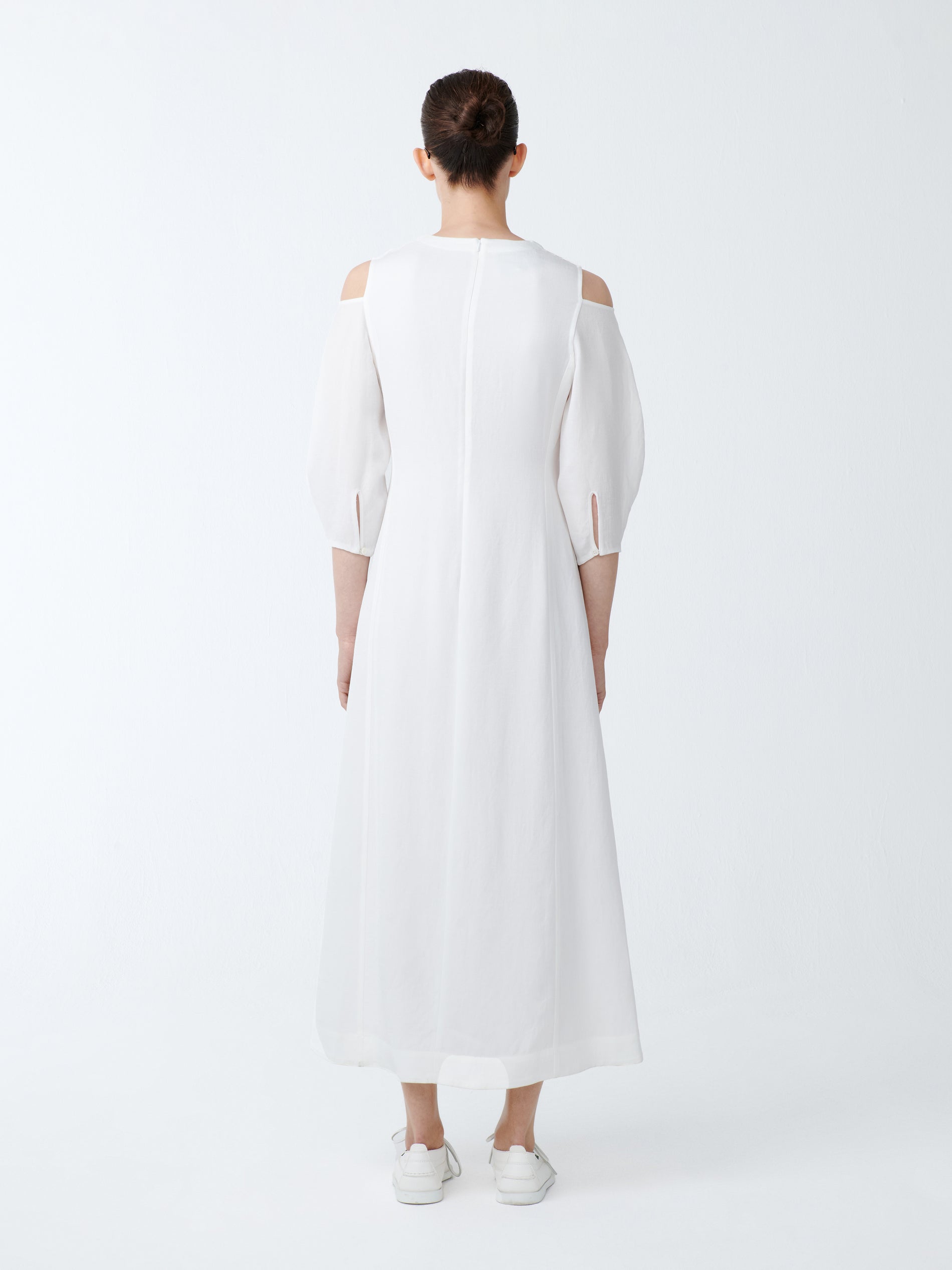 Barr Twill Dress in Parchment - Studio Nicholson
