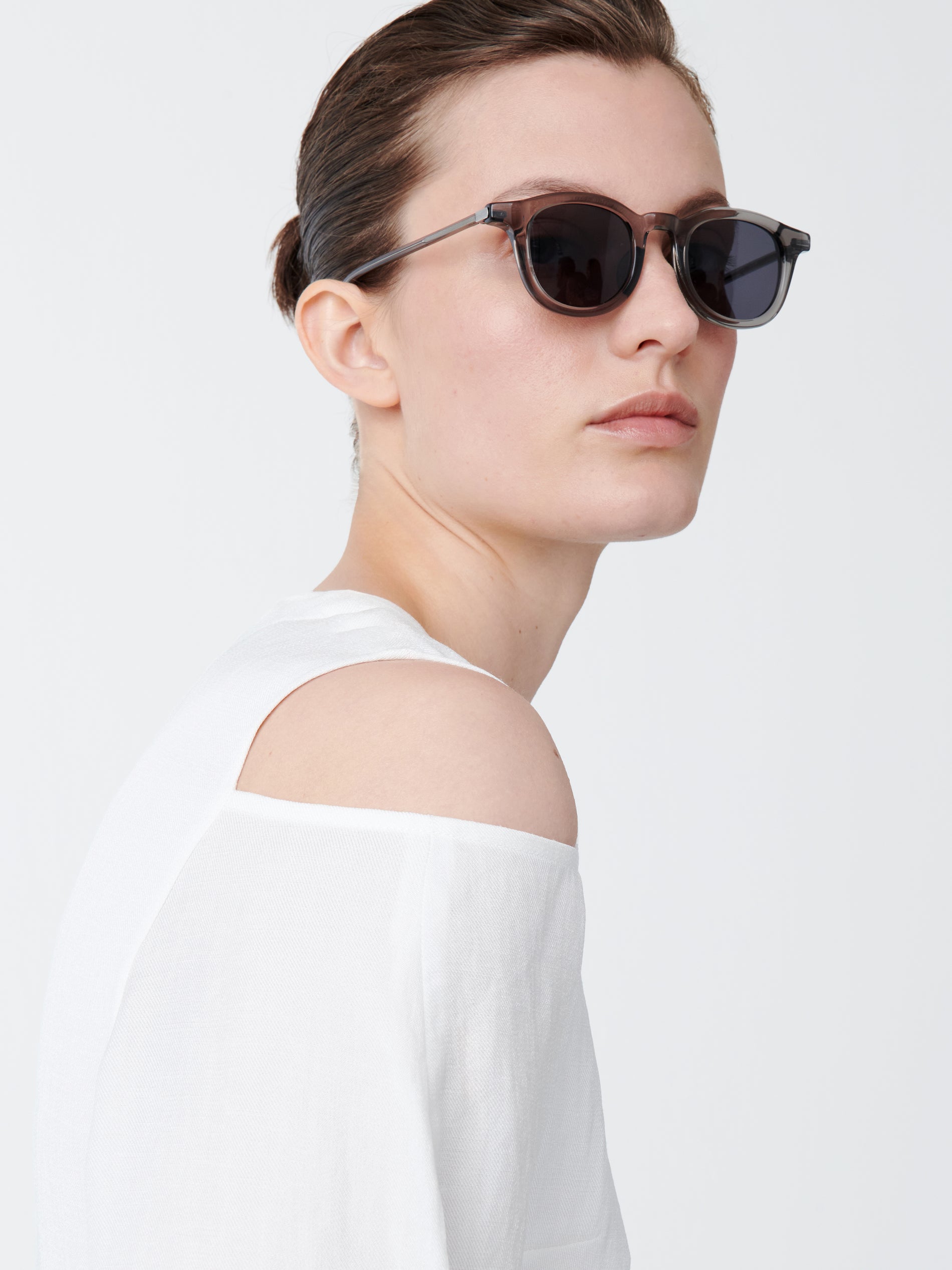 Barr Twill Dress in Parchment - Studio Nicholson
