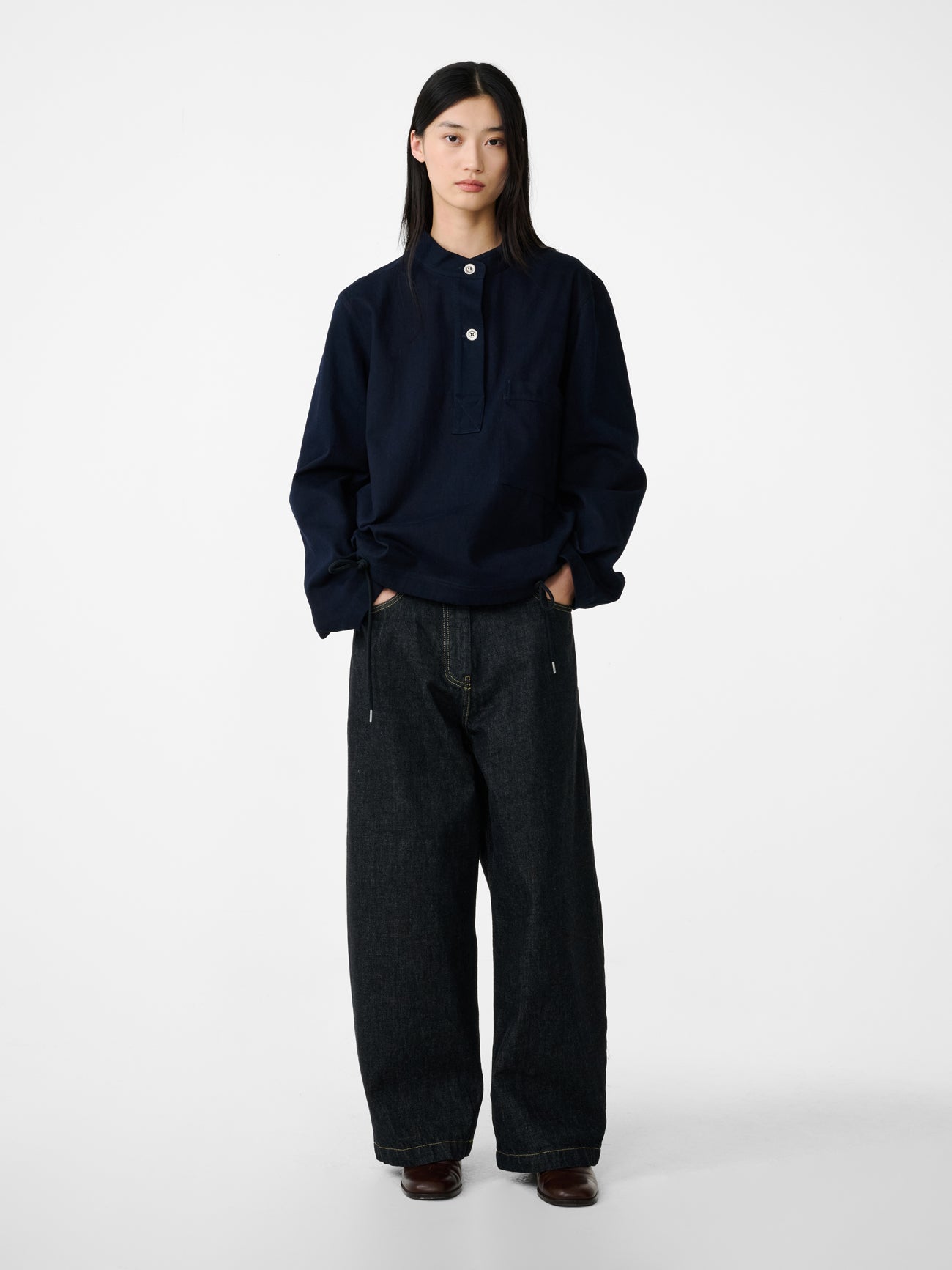 Baye Polo Shirt in Indigo