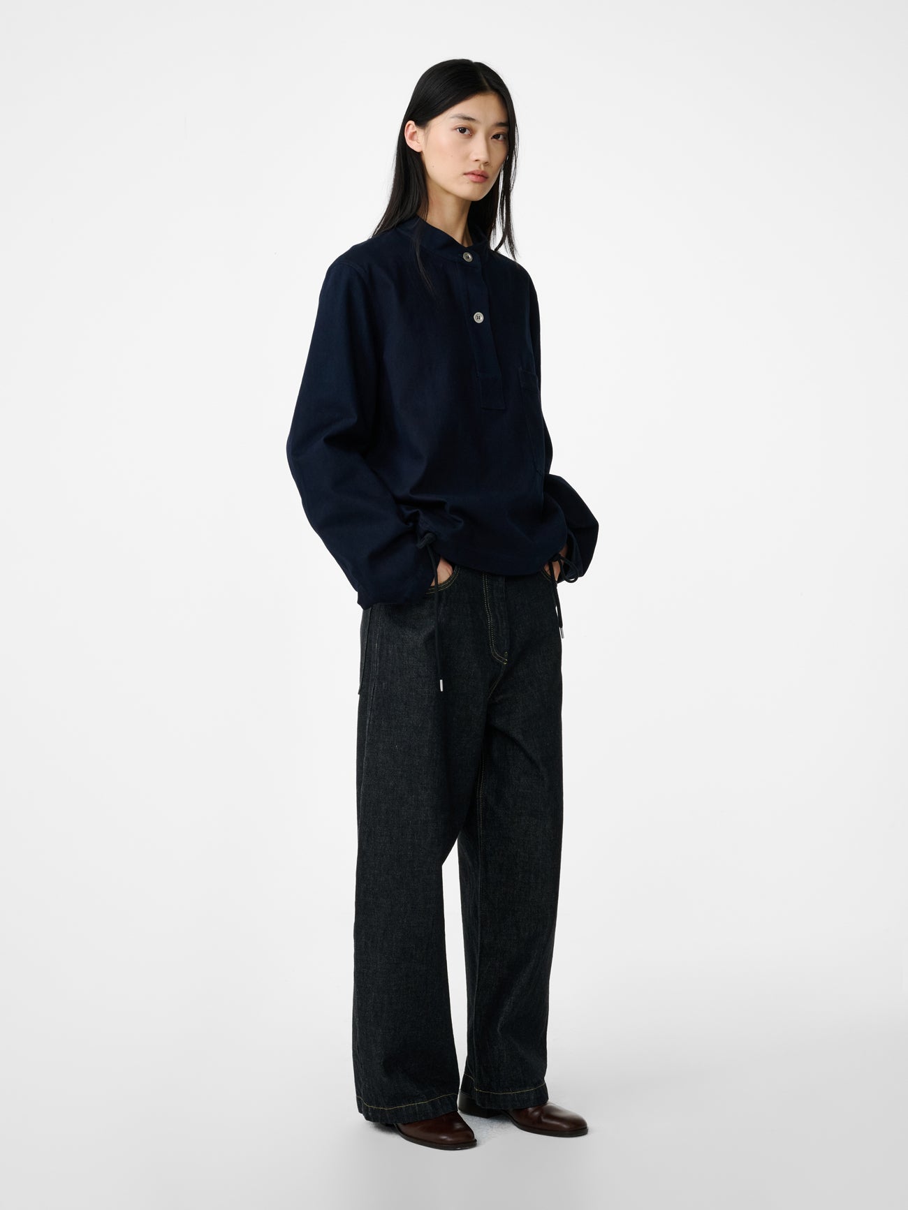 Baye Polo Shirt in Indigo
