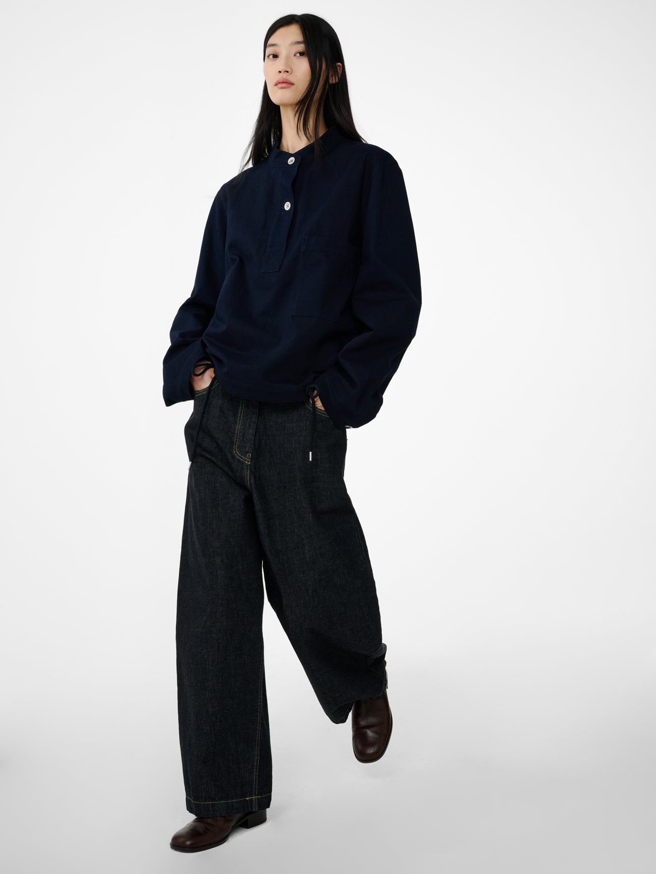 Baye Polo Shirt in Indigo