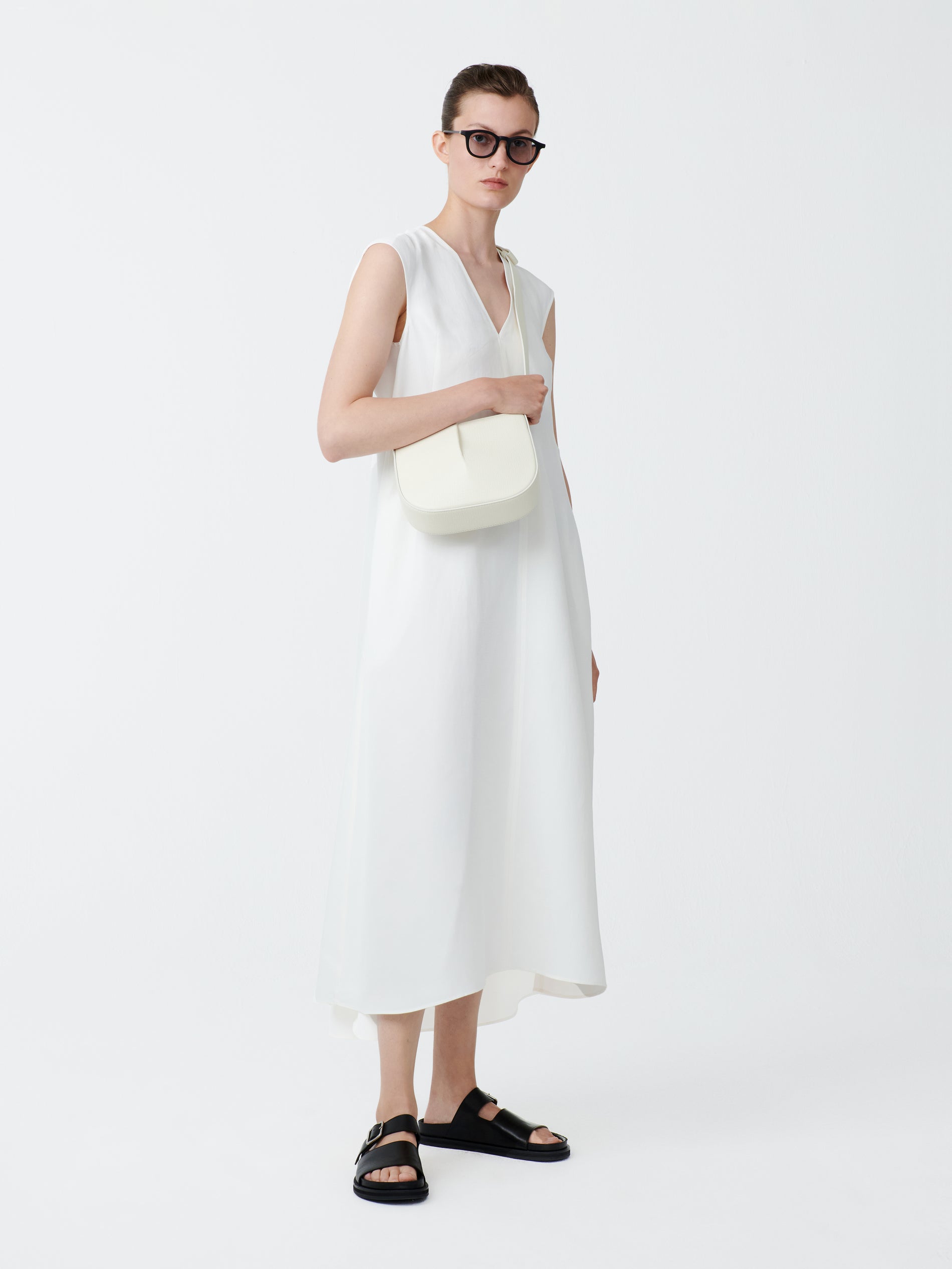 Beck Dress in Parchment - Studio Nicholson