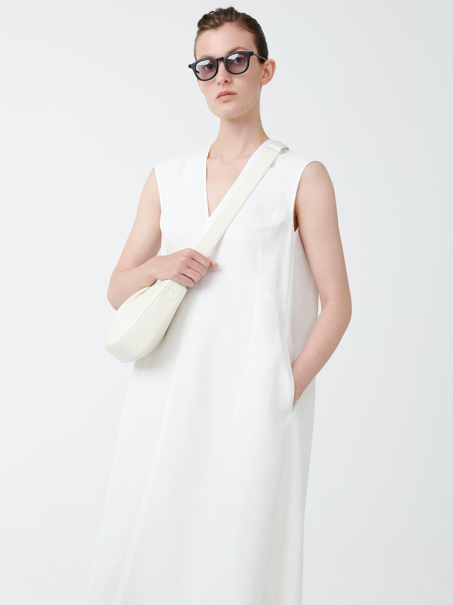 Beck Dress in Parchment - Studio Nicholson