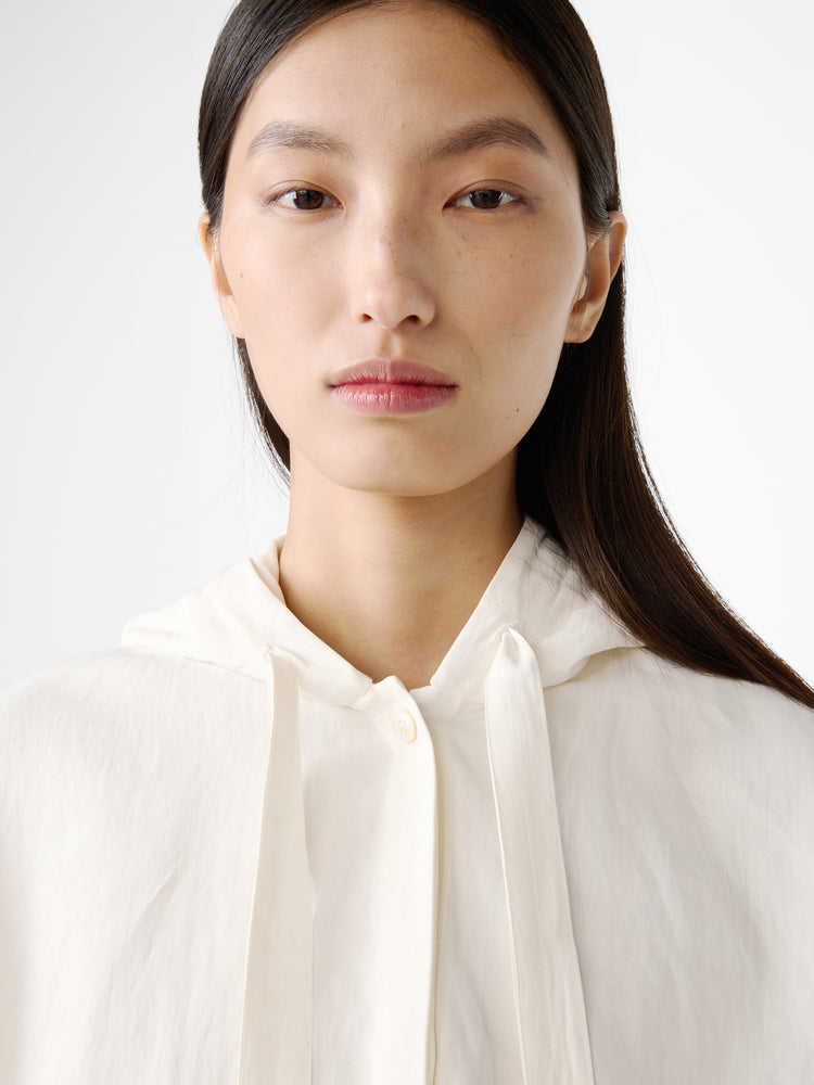 Belleri Linen Jacket in Milk