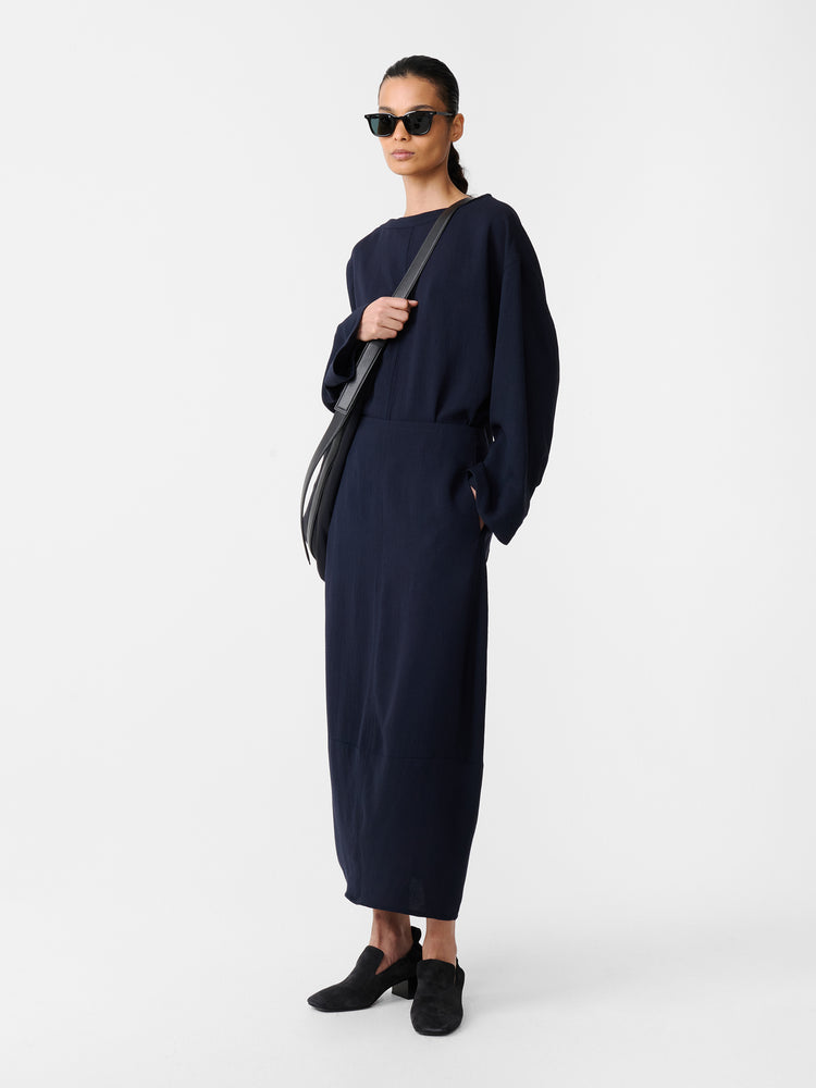 Beni Skirt in Darkest Navy