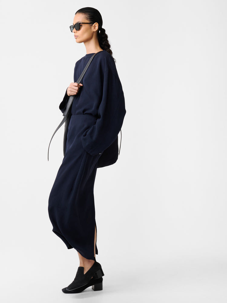 Beni Skirt in Darkest Navy