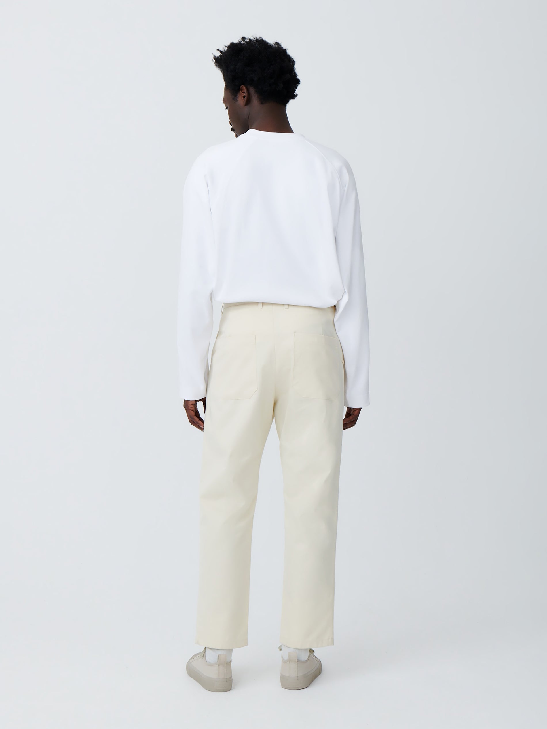 Bill Pant in Cream - Studio Nicholson