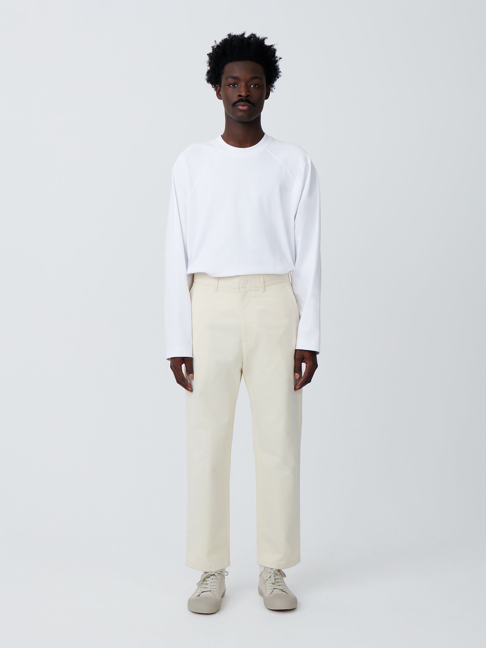 Bill Pant in Cream - Studio Nicholson