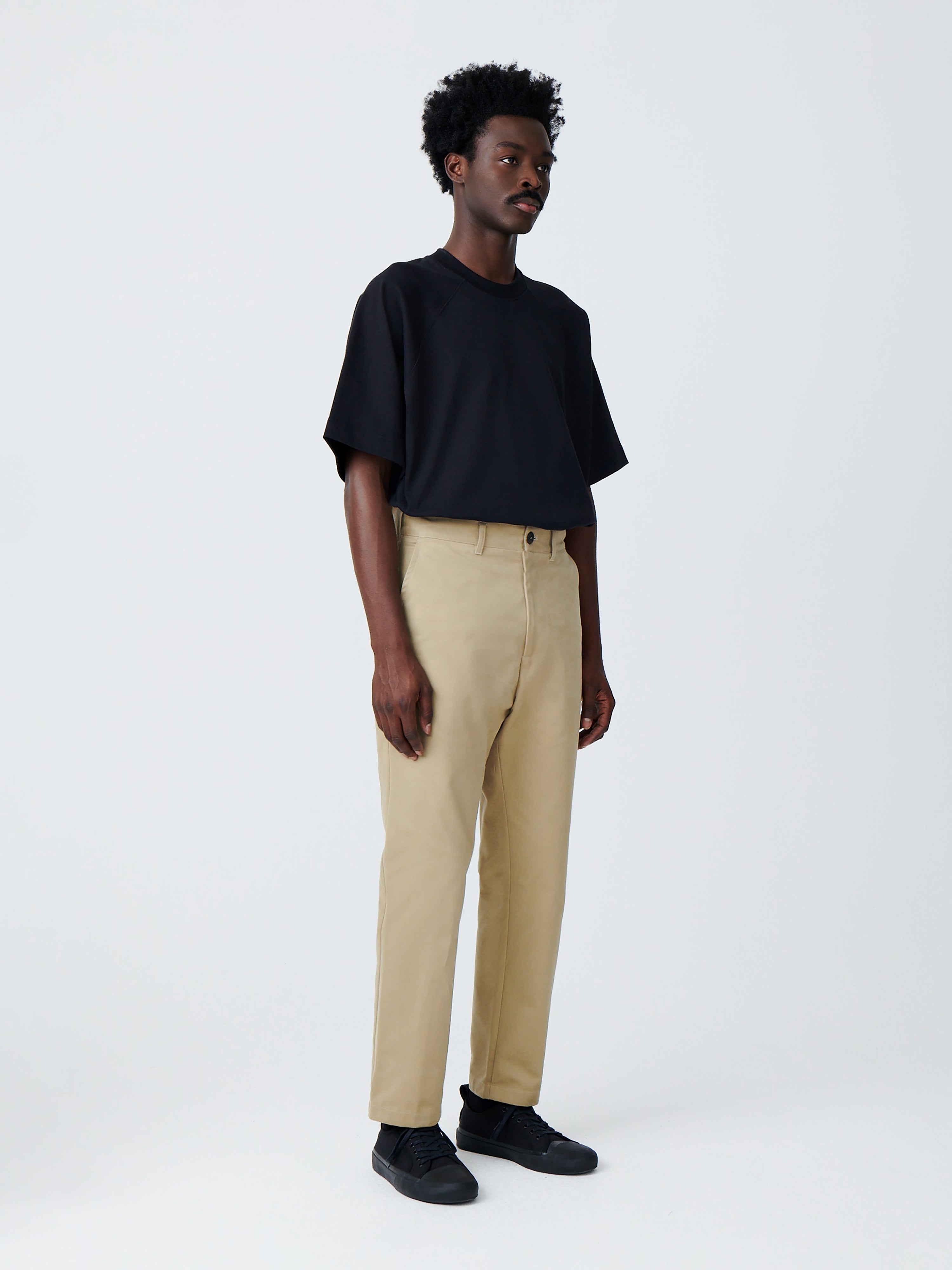 Bill Pant in Tan | Straight Leg Trousers | Studio Nicholson