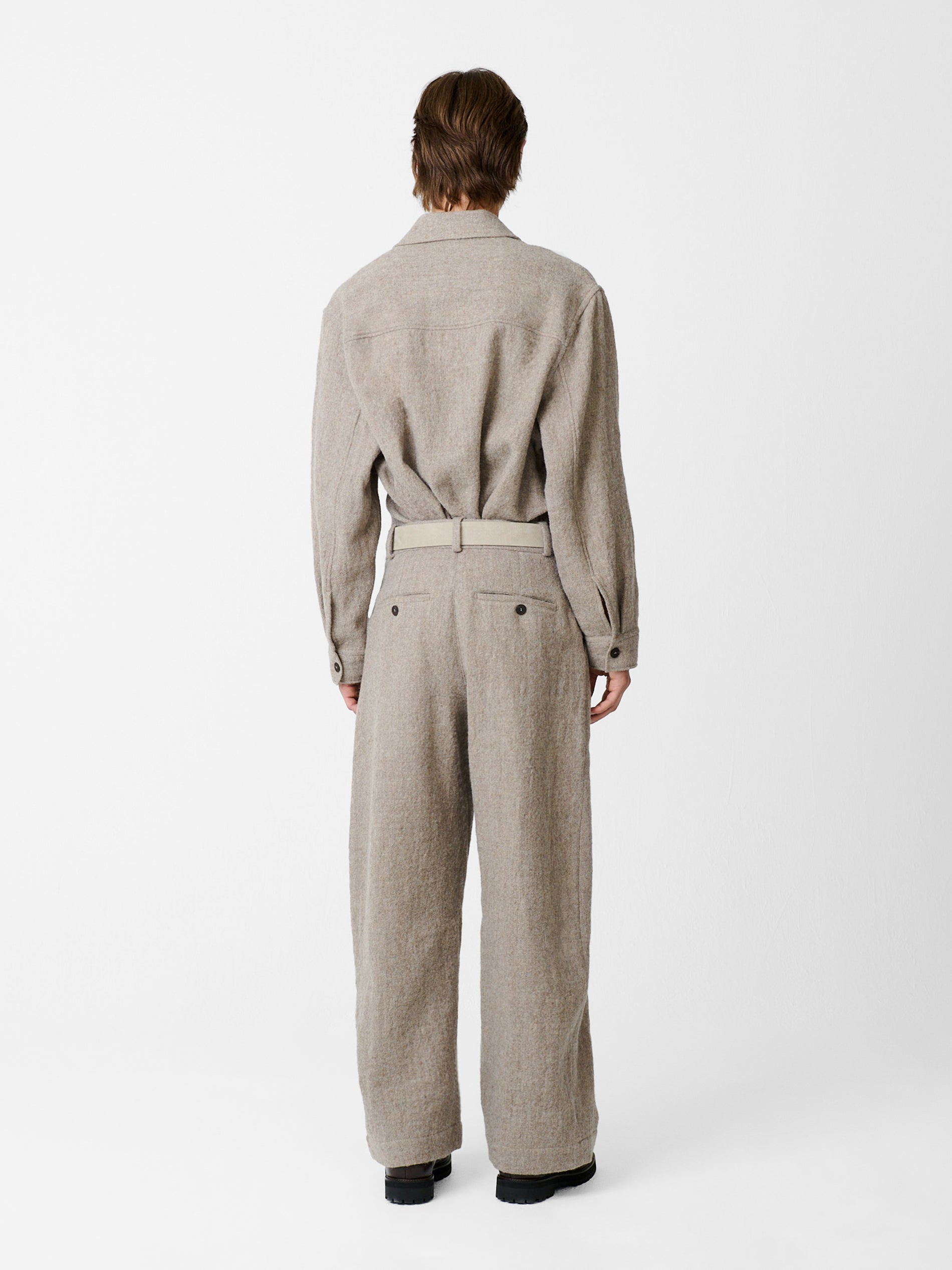 Bosworth Wool Pant in Feather - Studio Nicholson