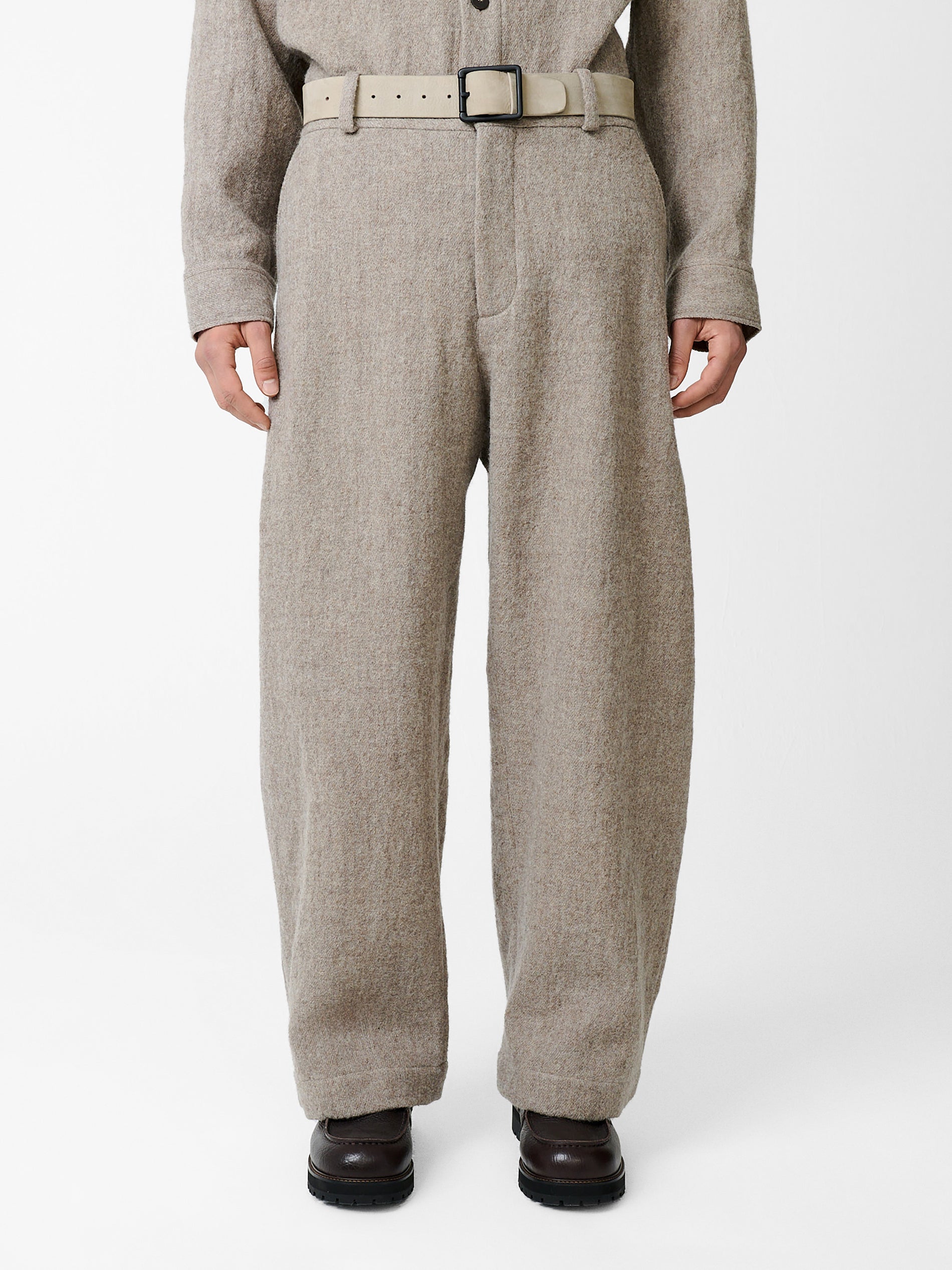 Bosworth Wool Pant in Feather - Studio Nicholson