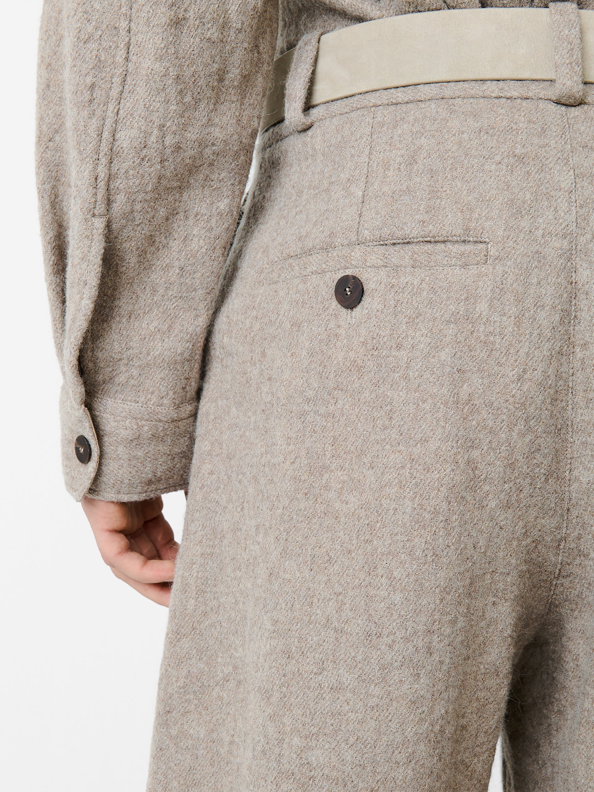 Bosworth Wool Pant in Feather - Studio Nicholson