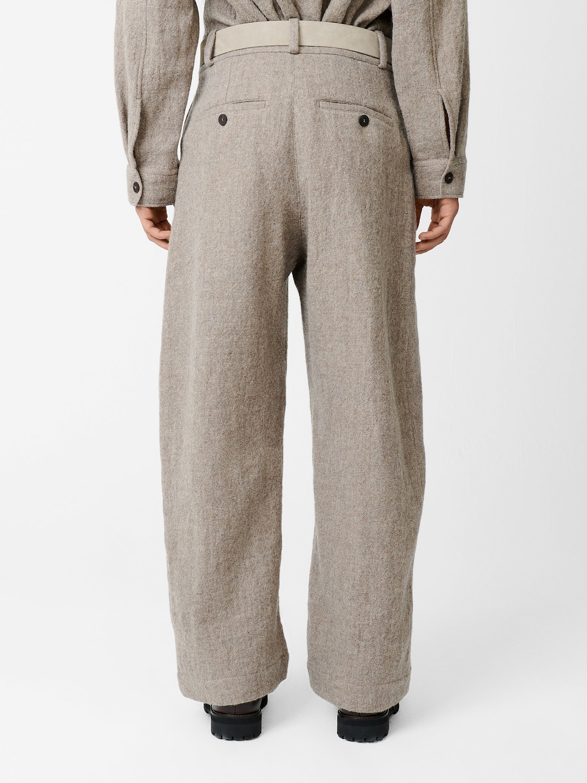 Bosworth Wool Pant in Feather - Studio Nicholson