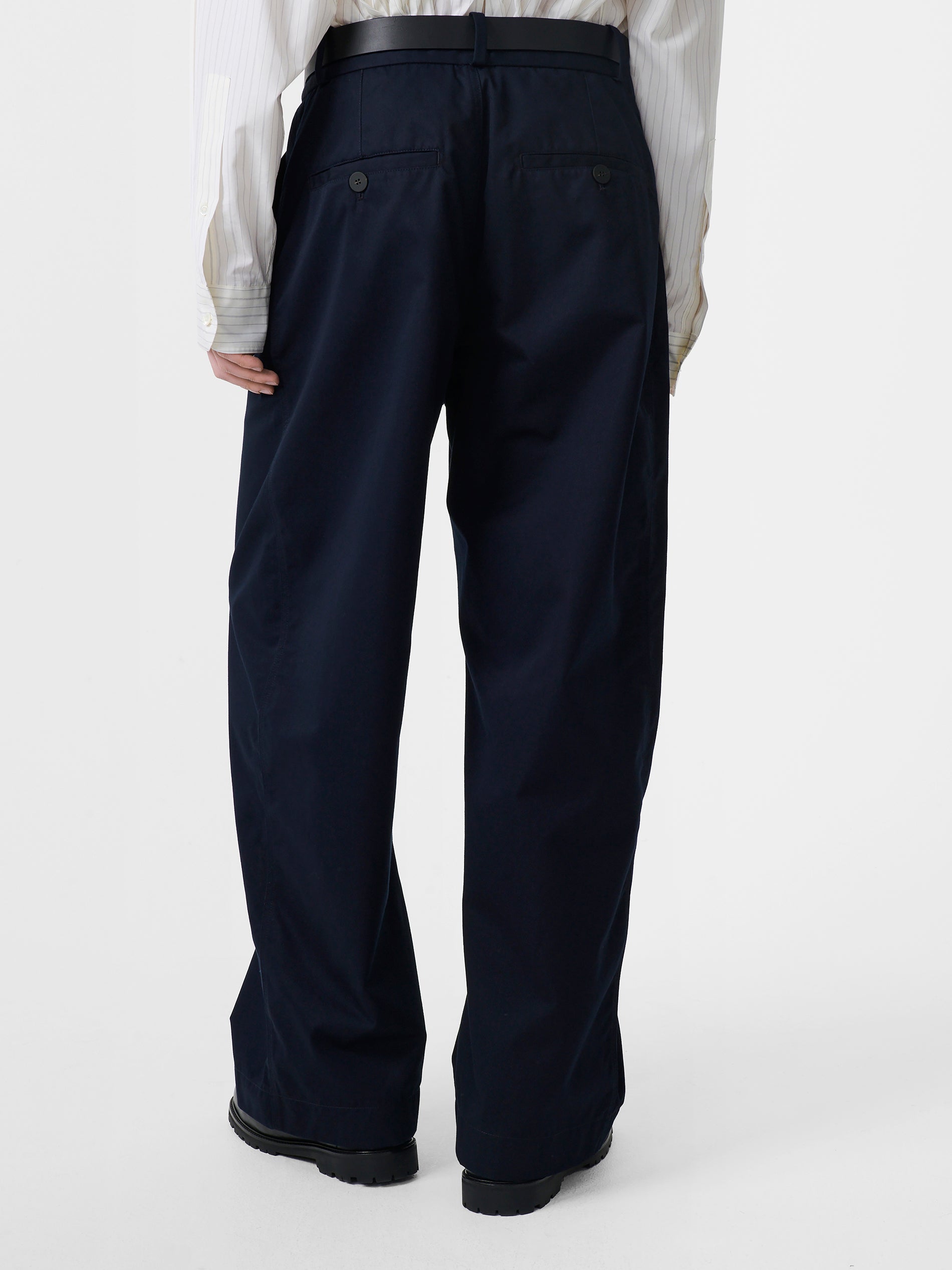 Bosworth Twill Pant in Darkest Navy - Studio Nicholson