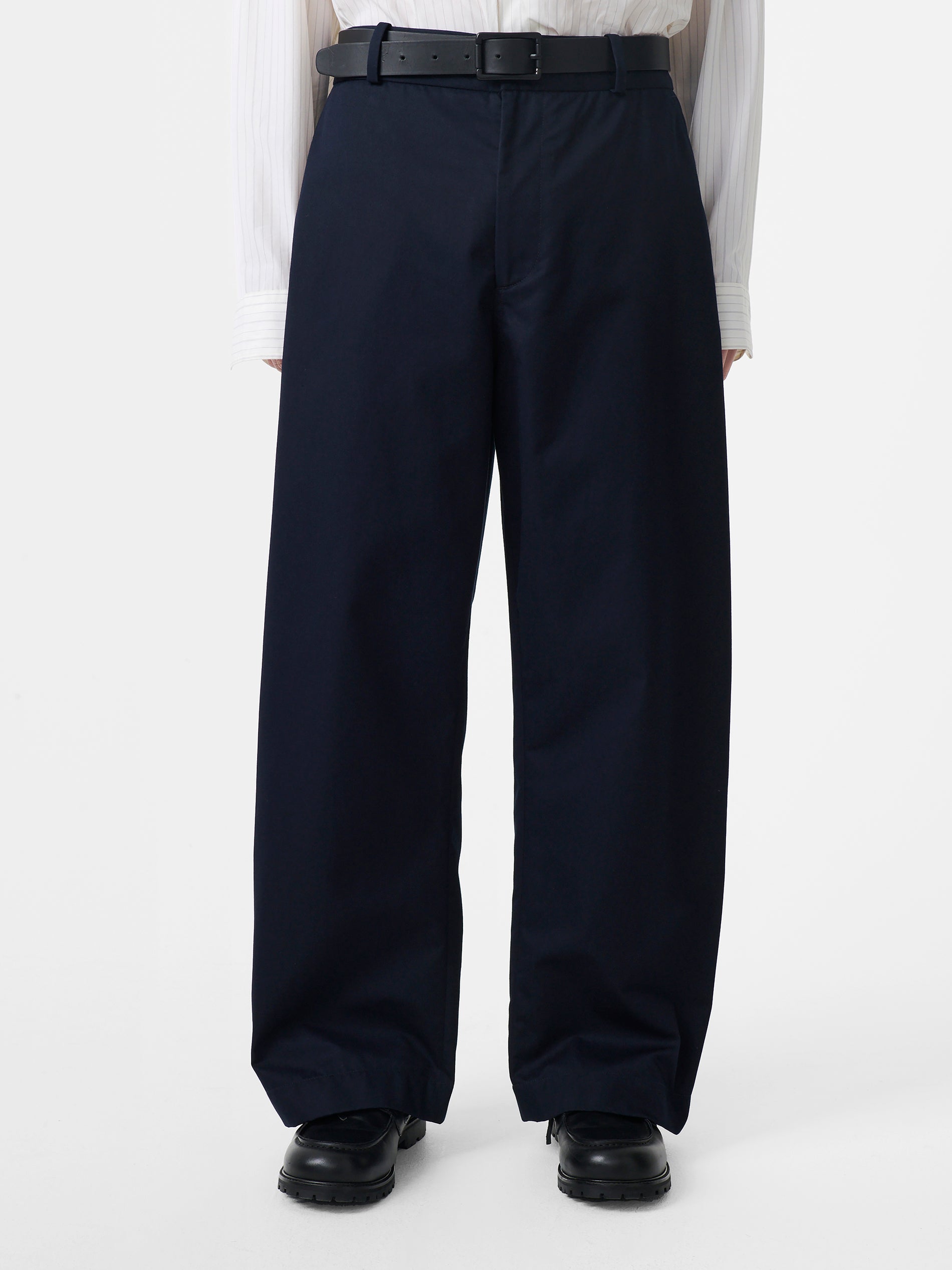 Bosworth Twill Pant in Darkest Navy - Studio Nicholson
