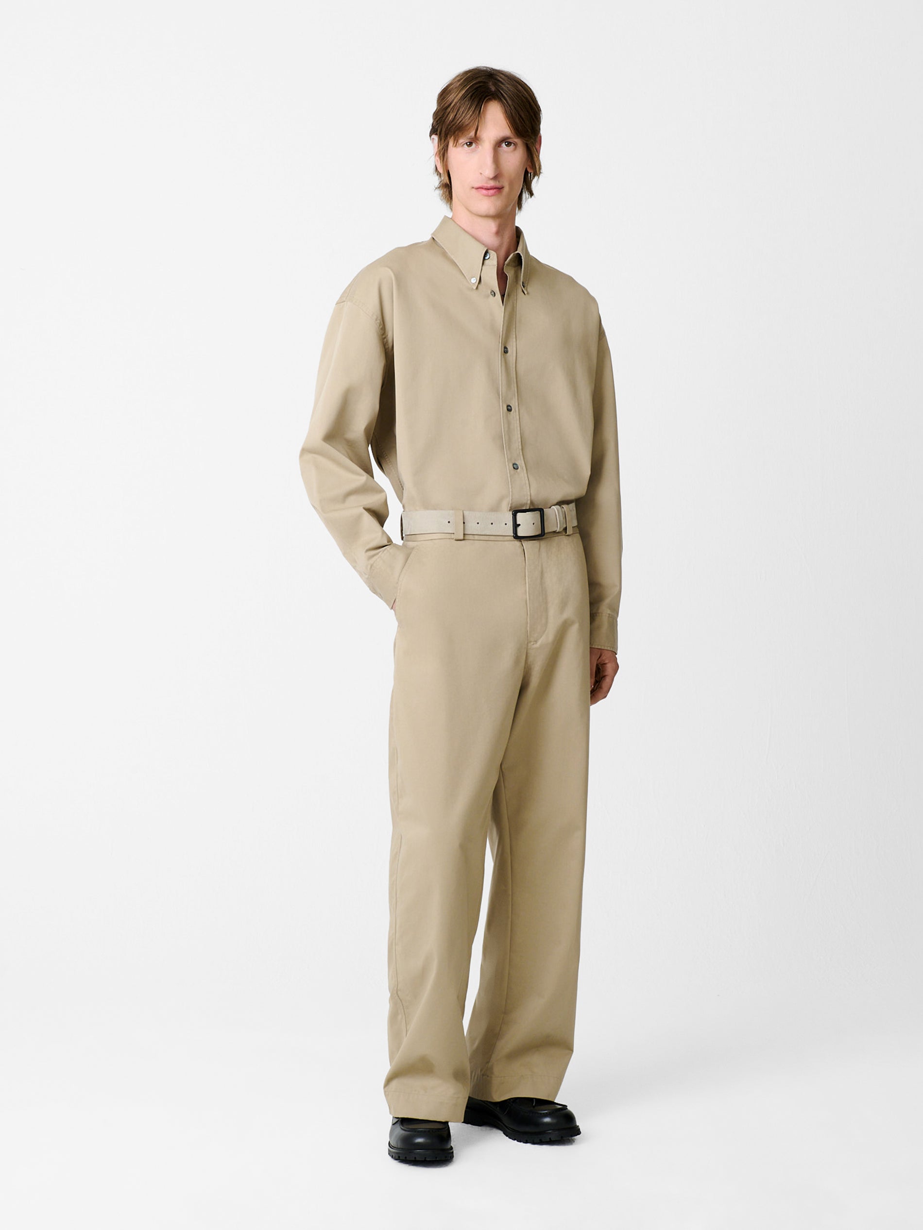 Bosworth Twill Pant in Parcel - Studio Nicholson