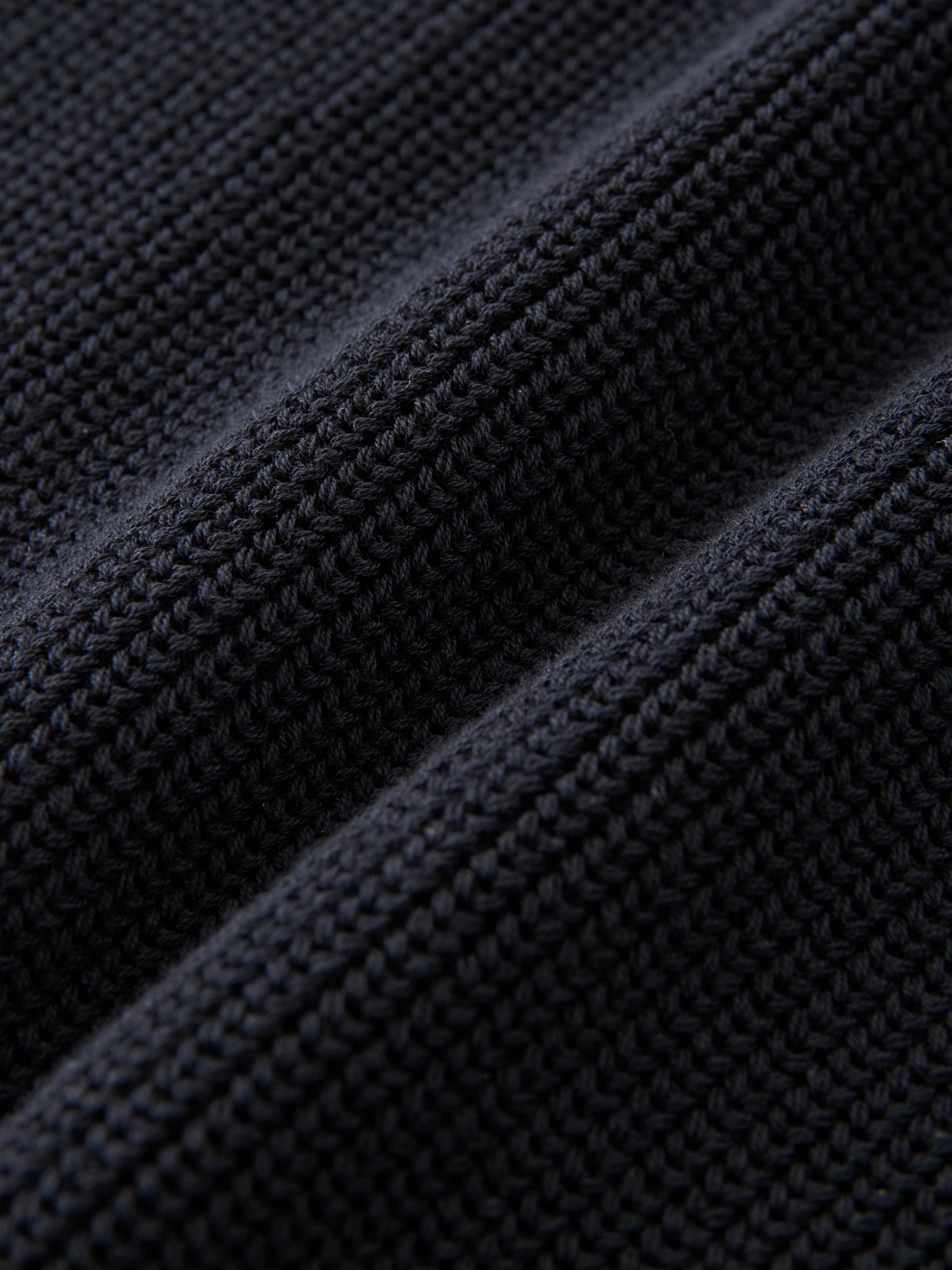Bourne Knit in Darkest Navy - Studio Nicholson