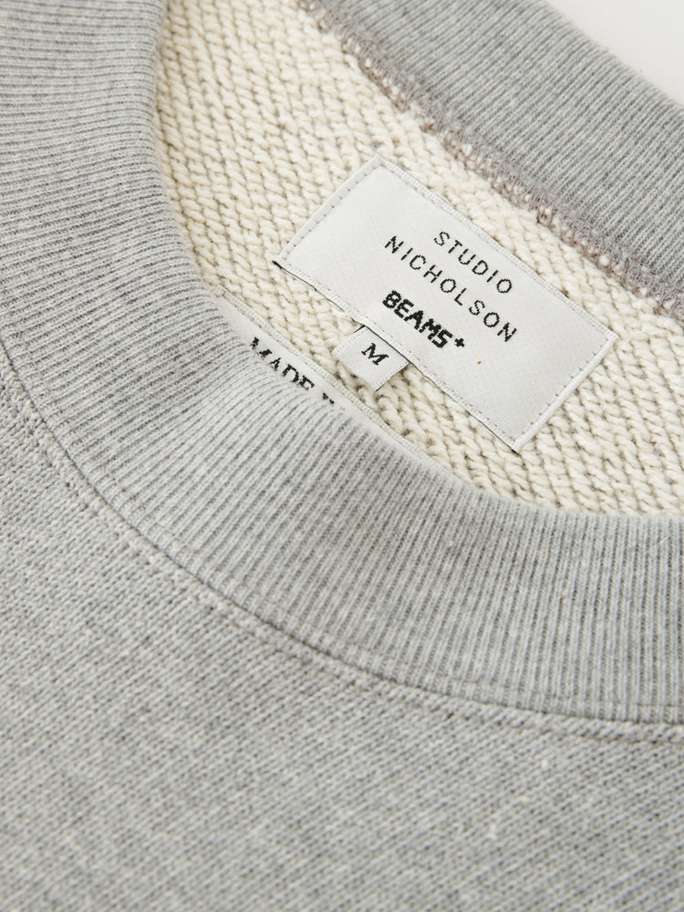 SN X BEAMS PLUS Golightly Jersey in Grey Marl