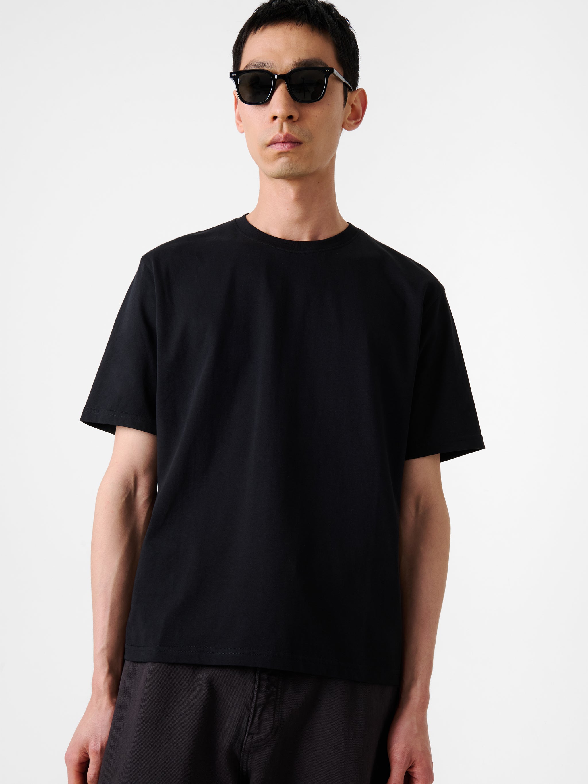 トップス Dirk schonberger black shirt Bric T-Shirt in Black | Classic T-Shirt | Studio Nicholson