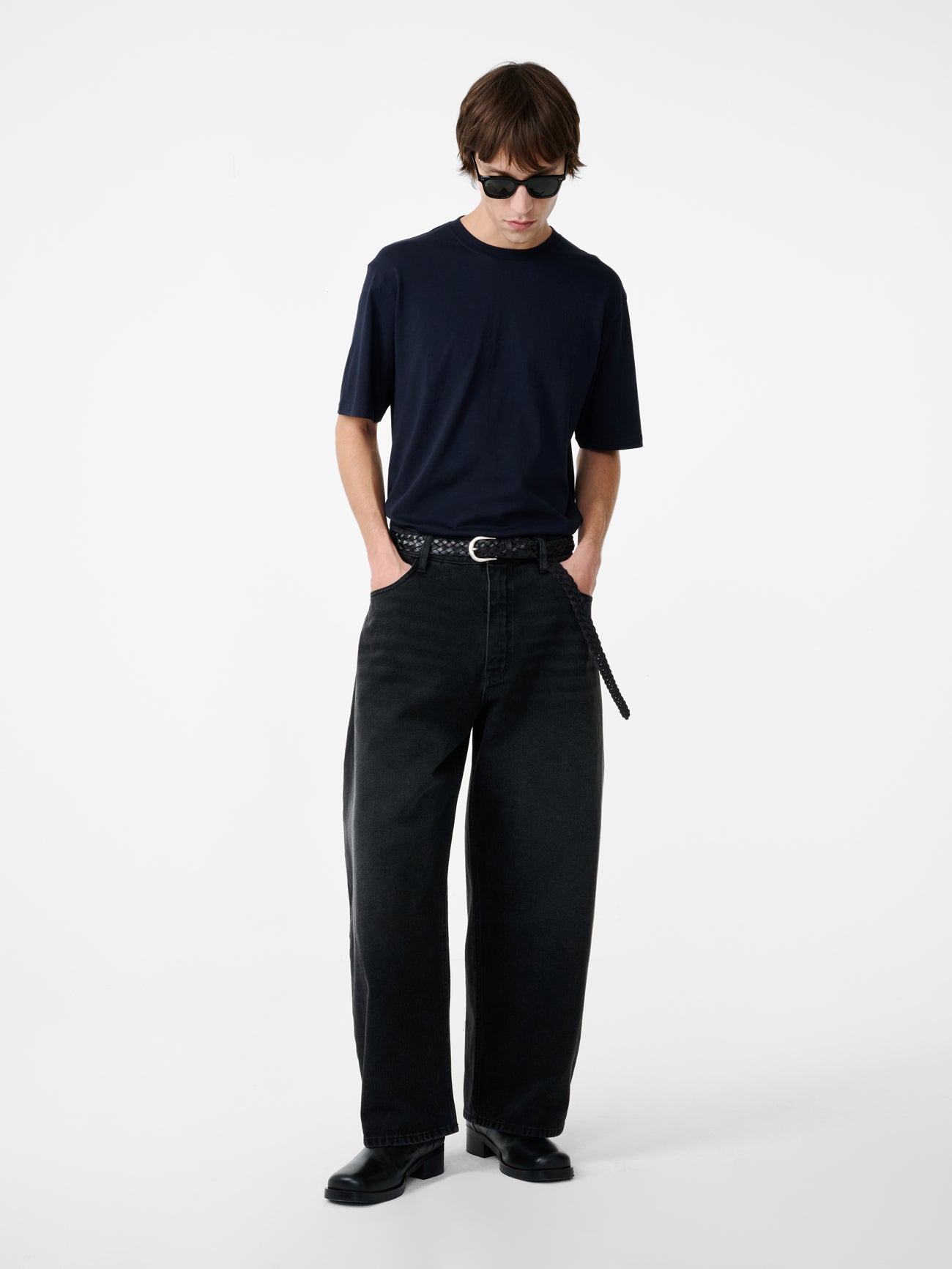 Bric T-Shirt in Darkest Navy - Studio Nicholson