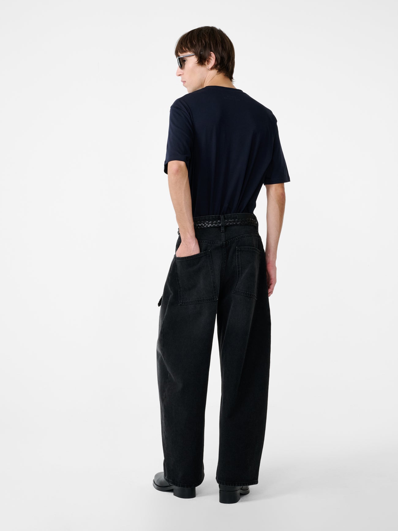 Bric T-Shirt in Darkest Navy - Studio Nicholson