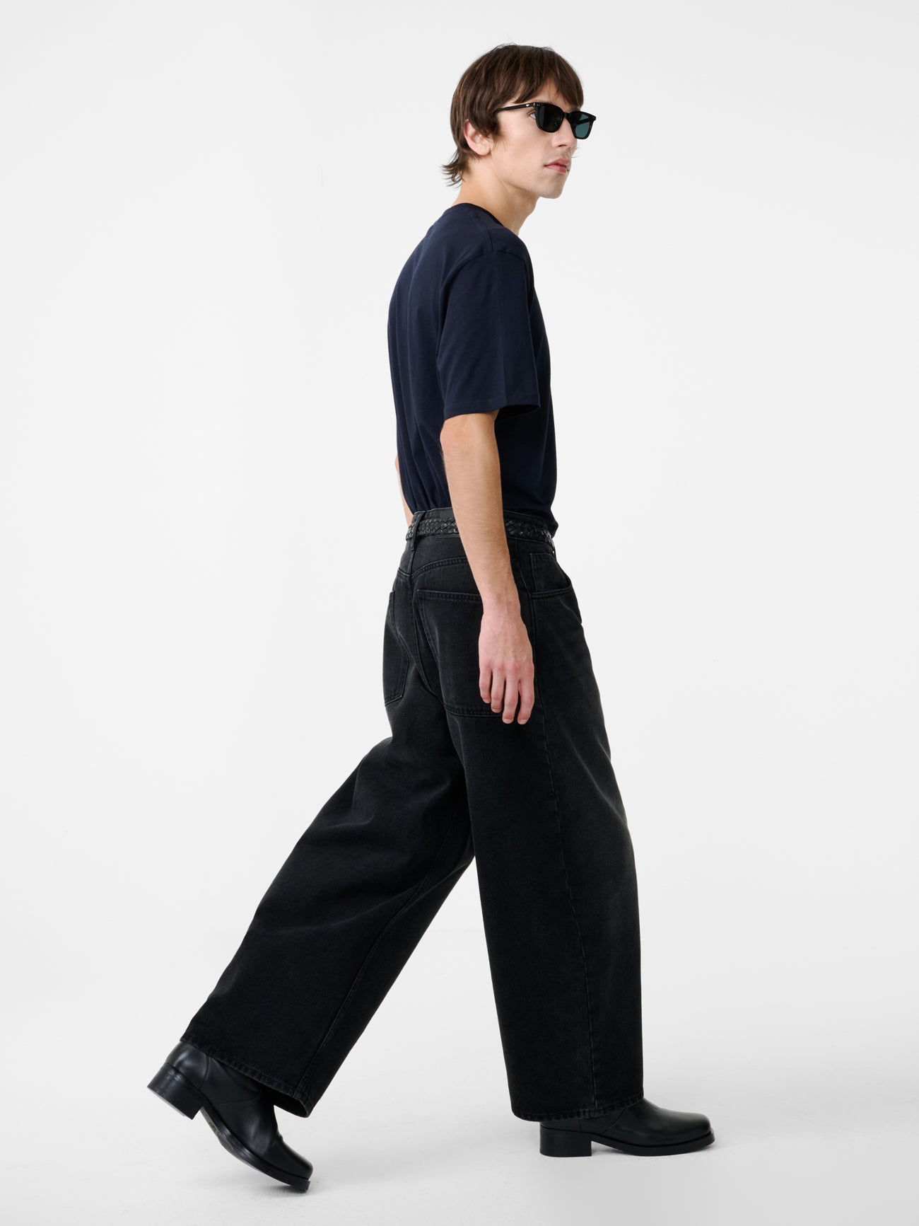 Bric T-Shirt in Darkest Navy - Studio Nicholson