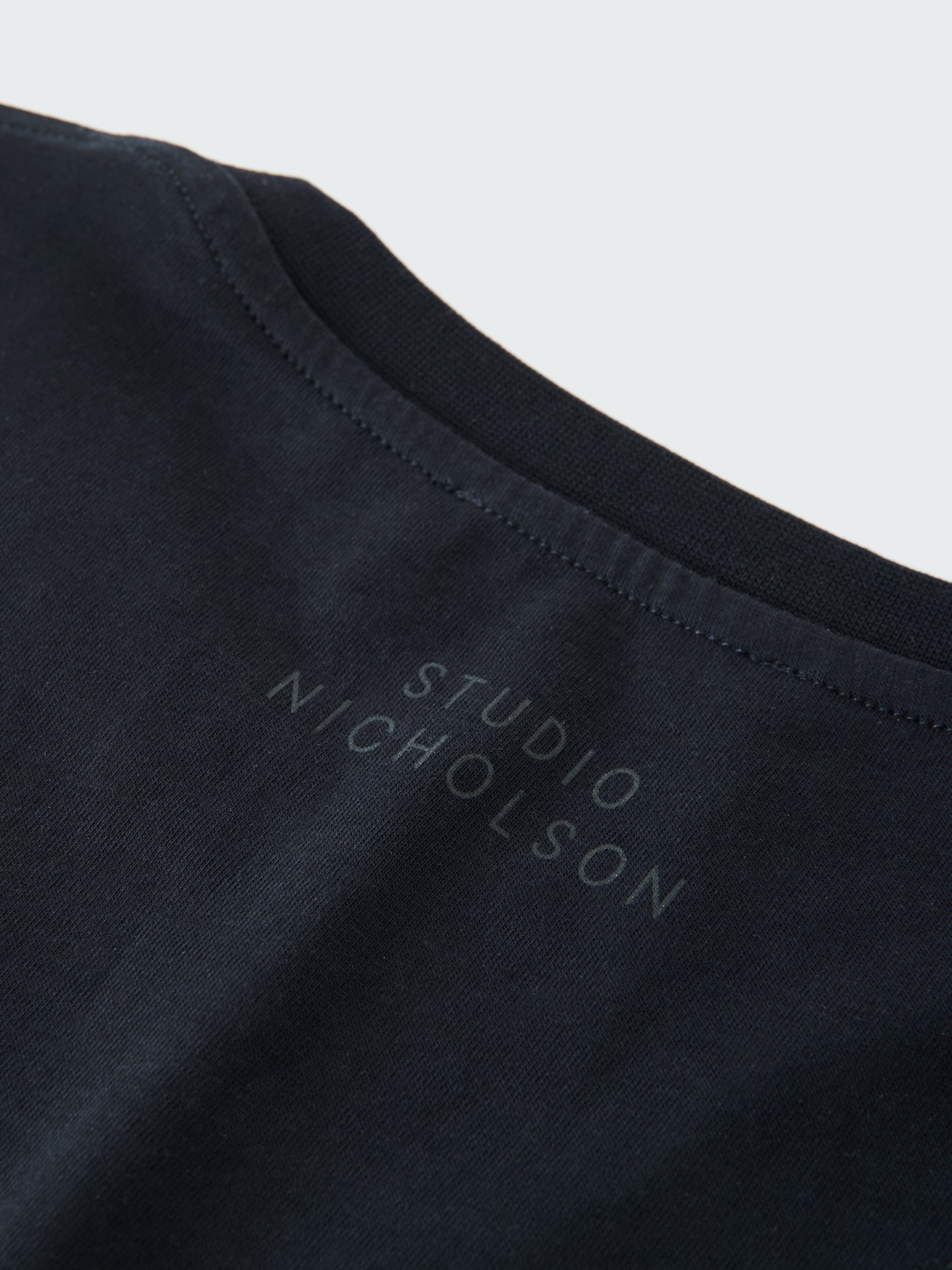 Bric T-Shirt in Darkest Navy - Studio Nicholson