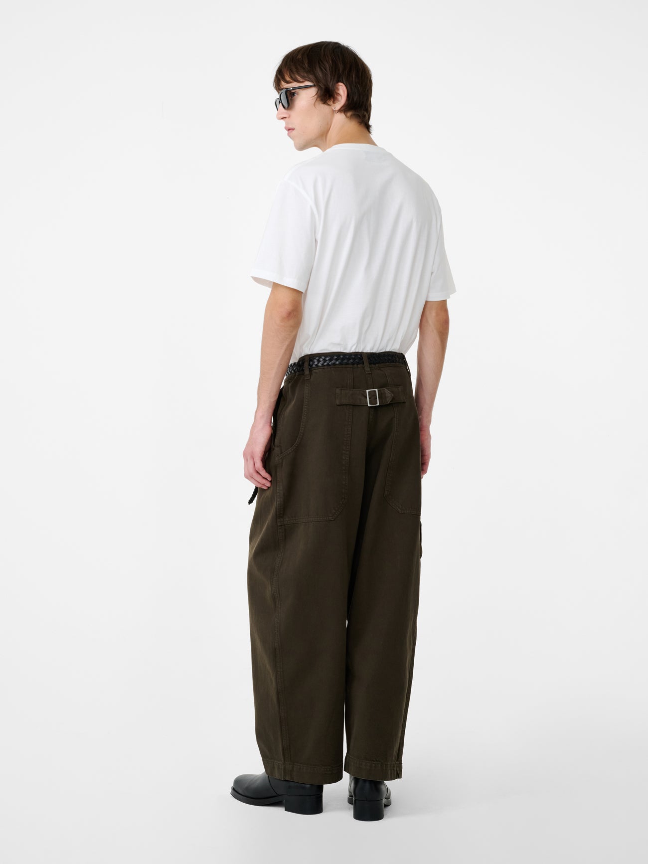 Bric T-Shirt in Off White - Studio Nicholson