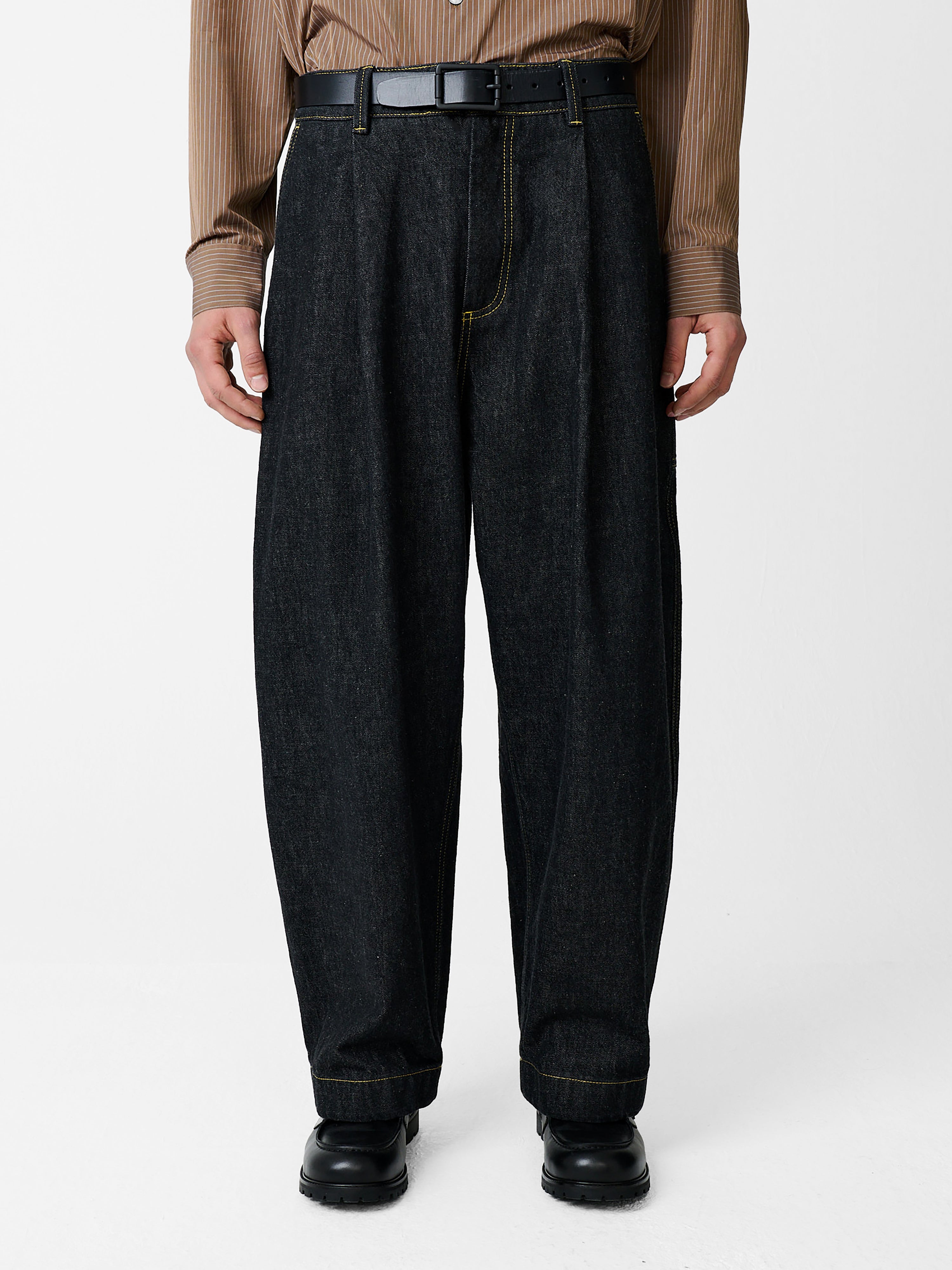 Studio Nicholson Bridges Garment Dyed Pant Tarmac Grey