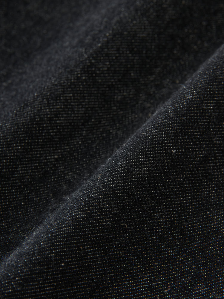 Bridges Italian Denim Pant in Black - Studio Nicholson