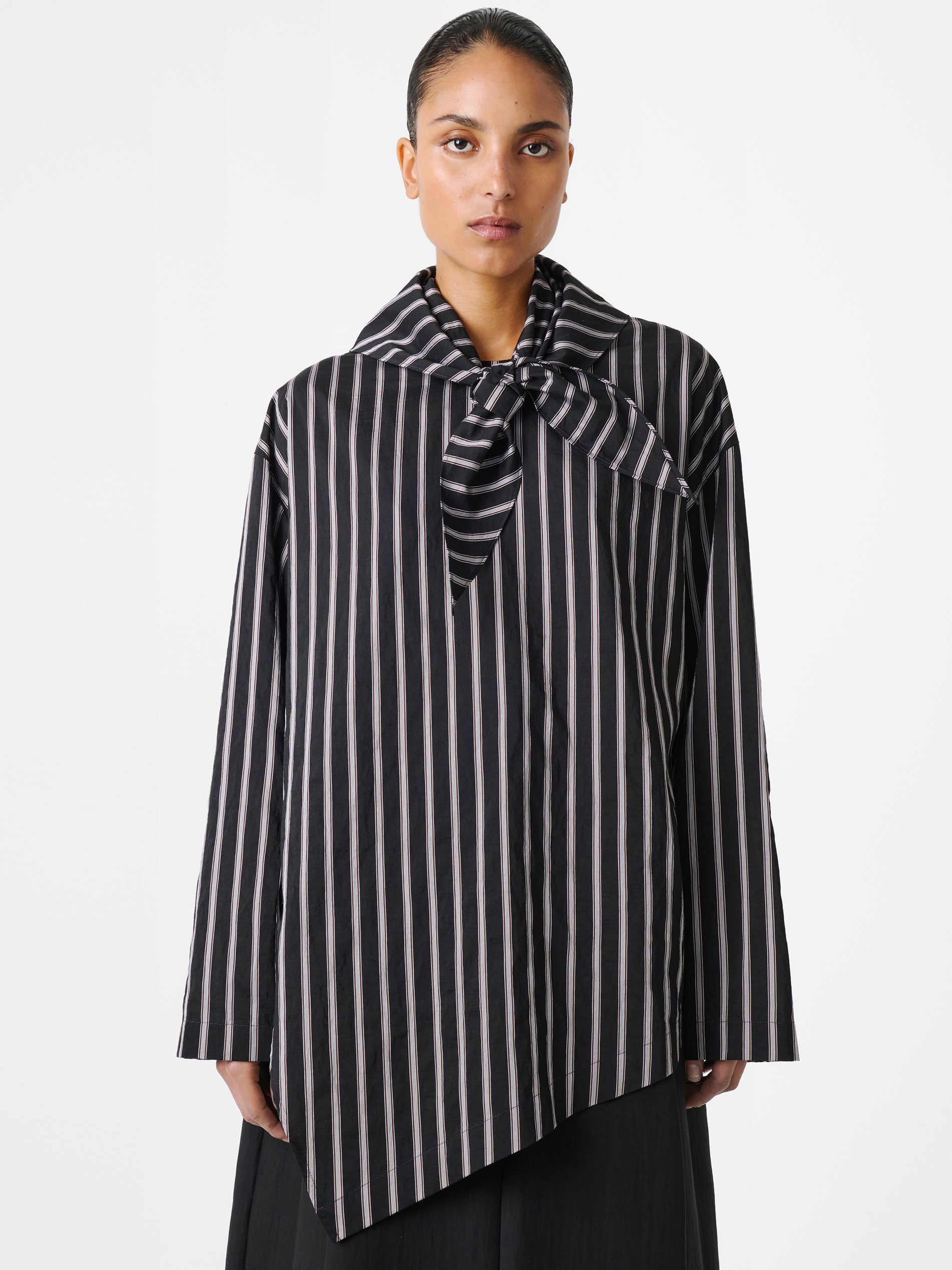 Bute Stripe Top in Darkest Navy Stripe - Studio Nicholson