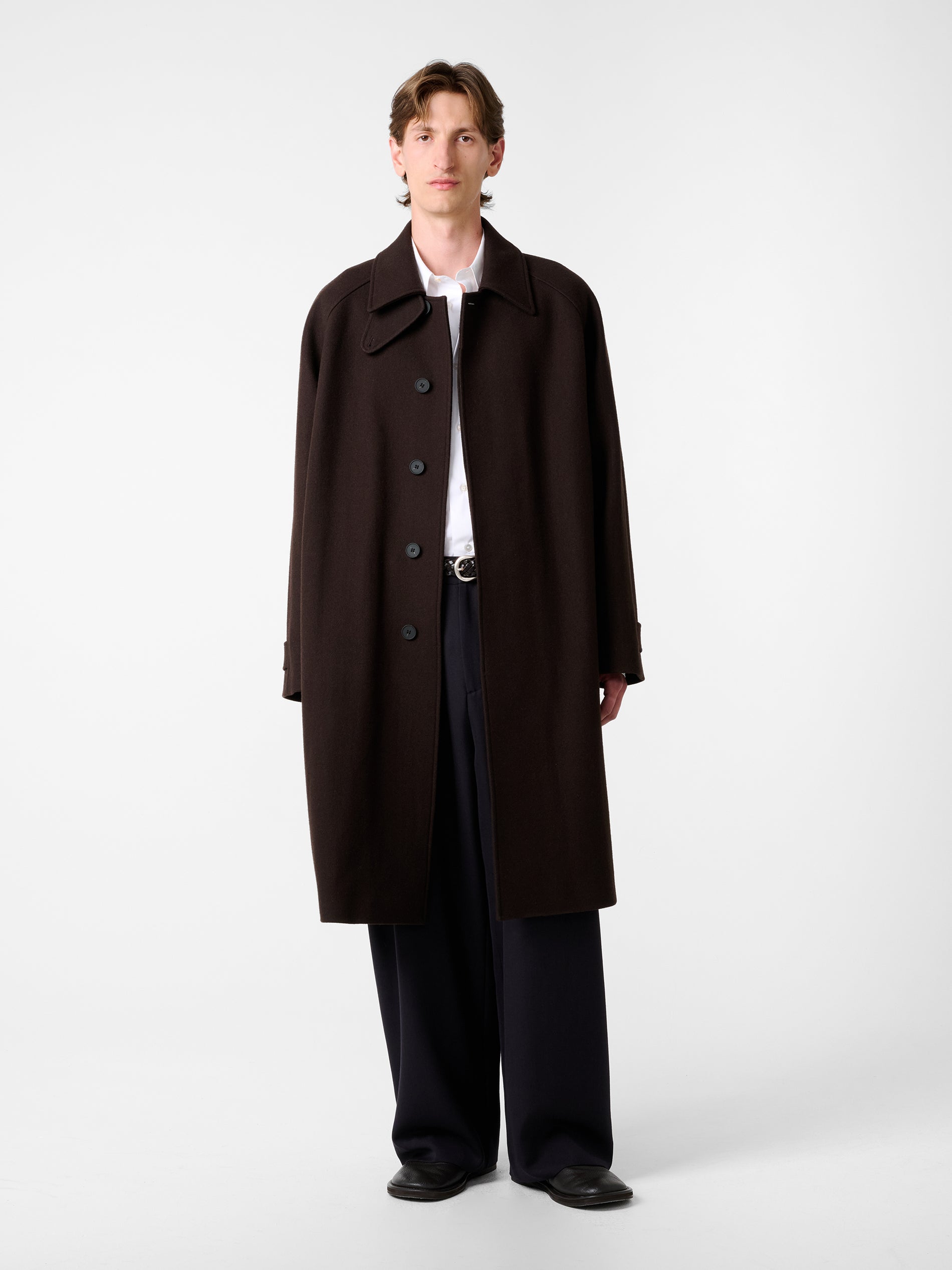 Cabo Coat in Espresso - Studio Nicholson