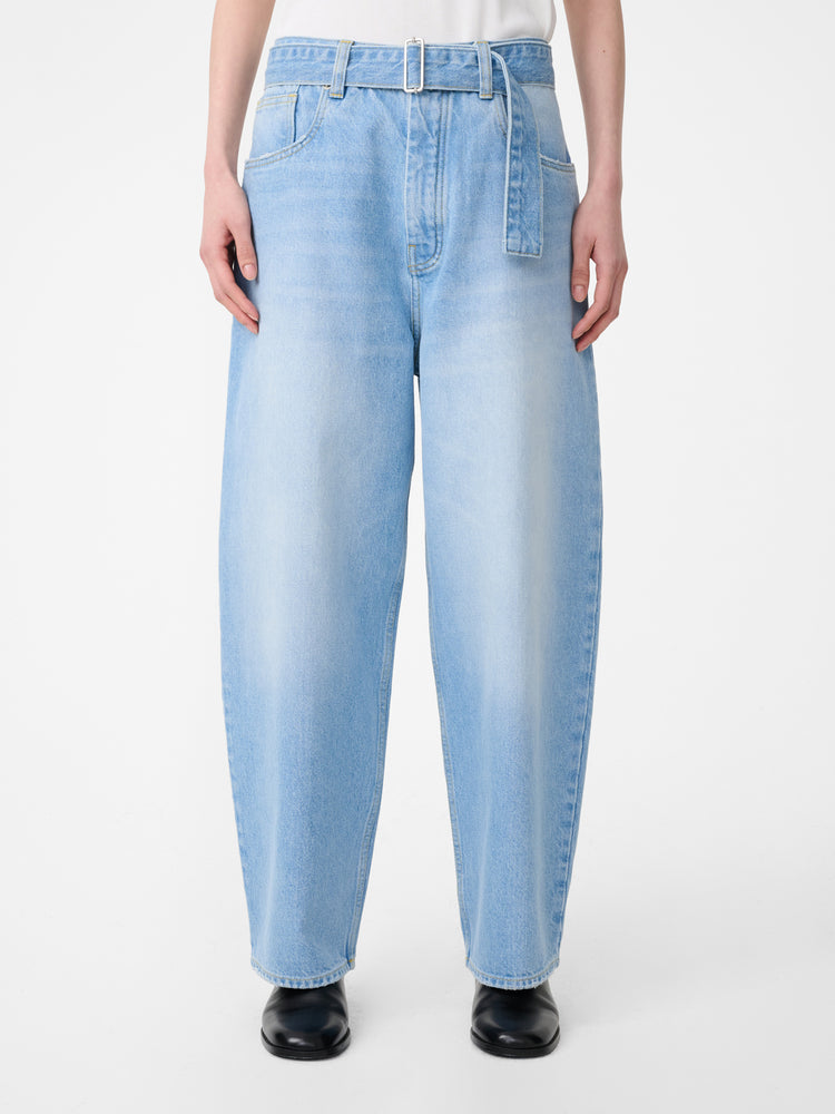 Cahun Denim Pant in Bleached Wash