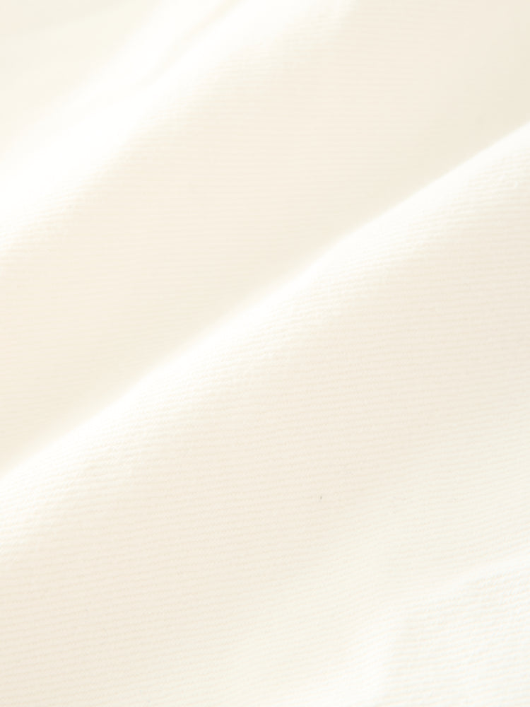 Cahun Crinkle Denim Pant in White