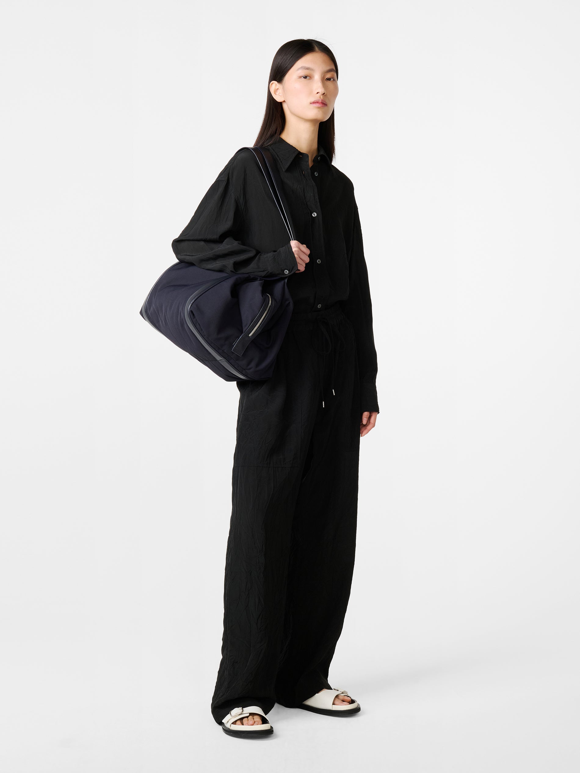 Capel Drawstring Pant in Black