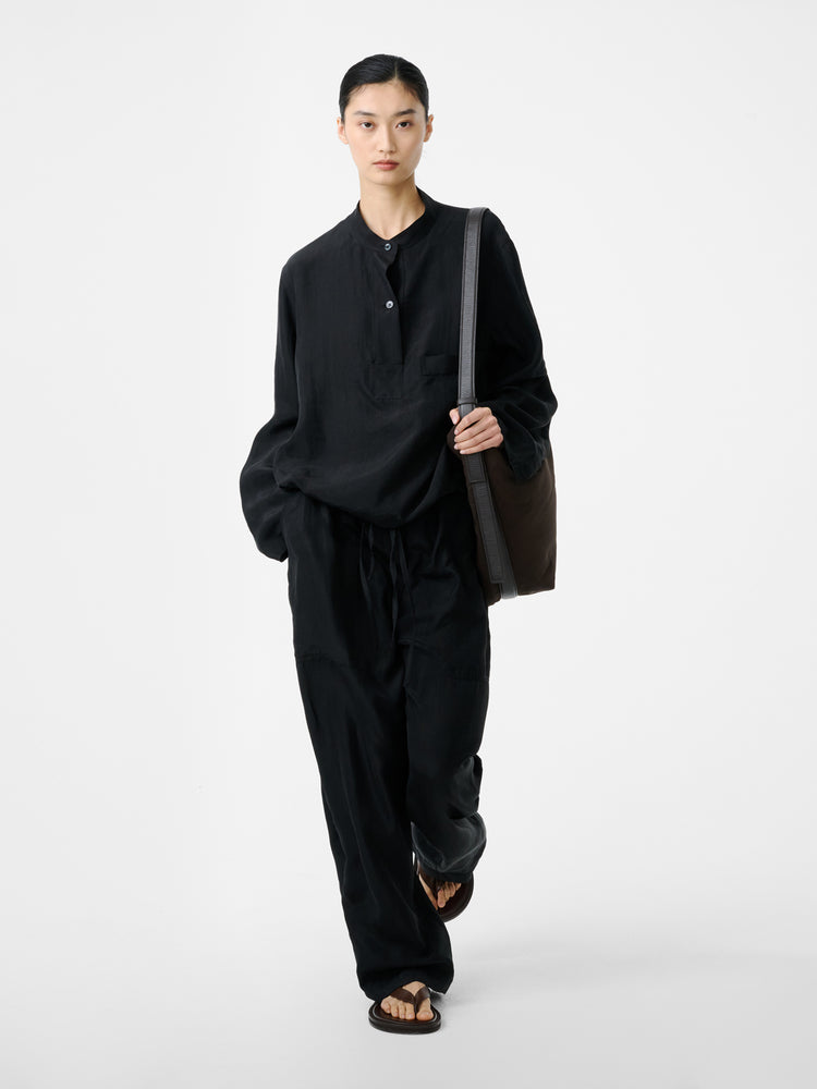 Capel Twill Pant in Black - Studio Nicholson