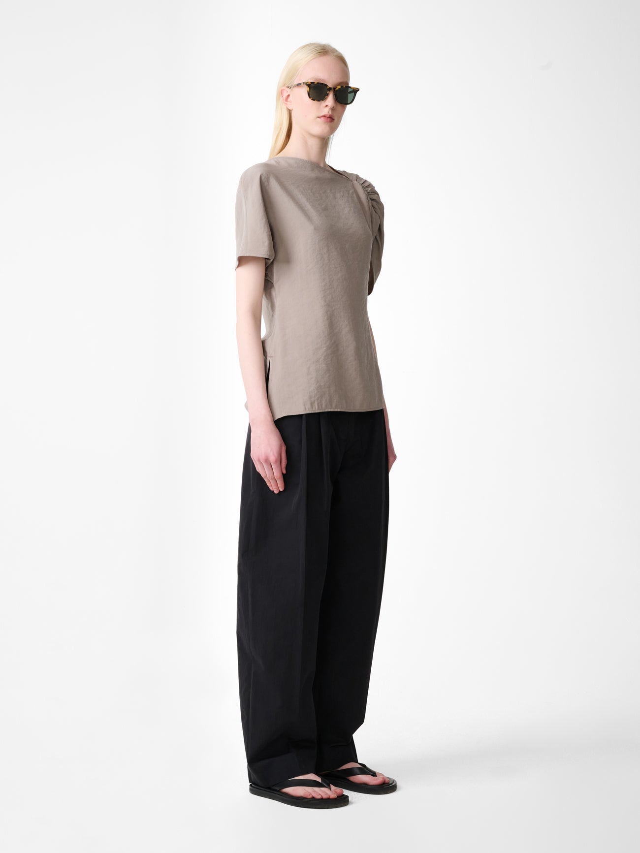 Carpi Top in Taupe