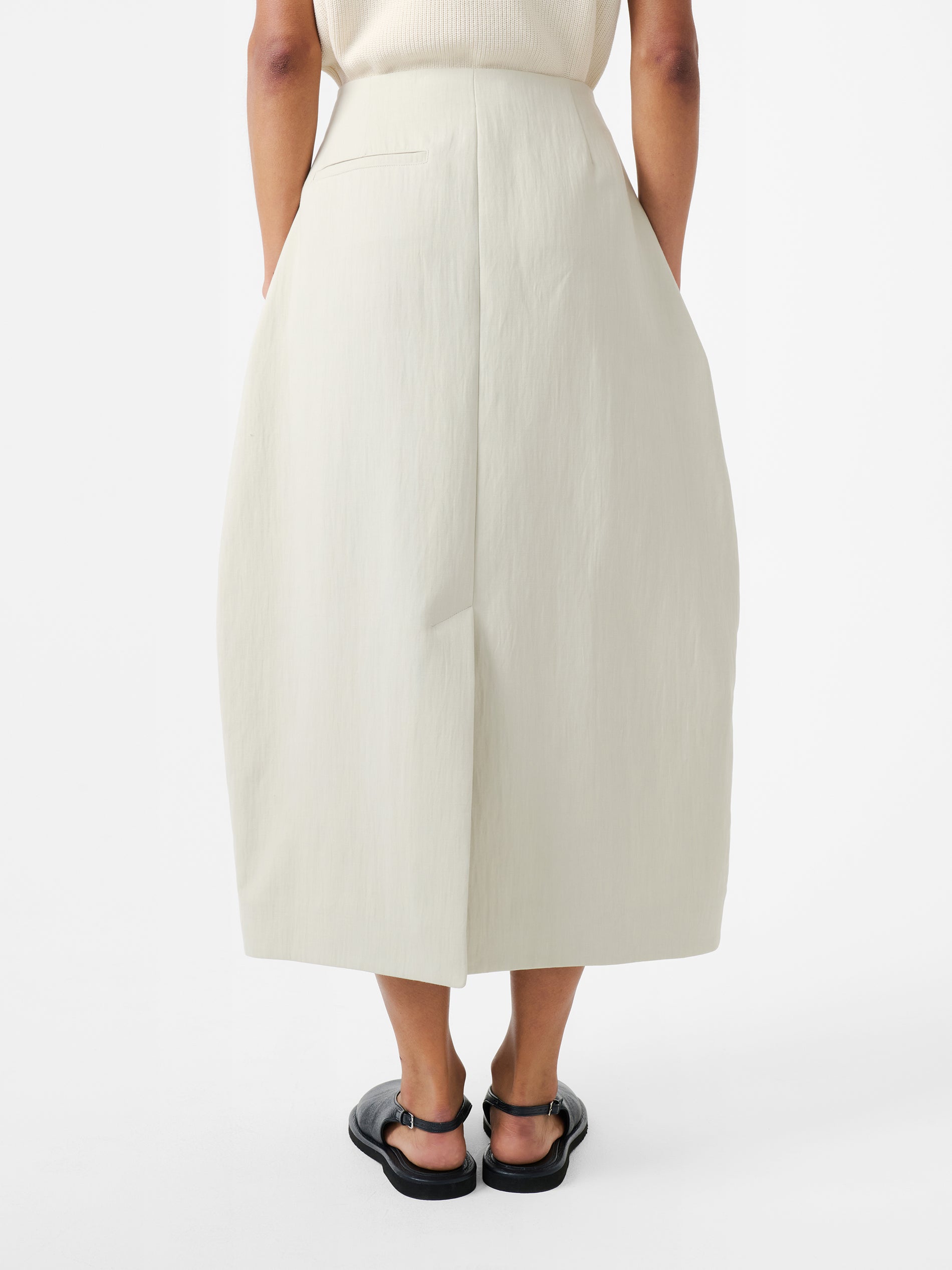 Carson Skirt in Dove - Studio Nicholson