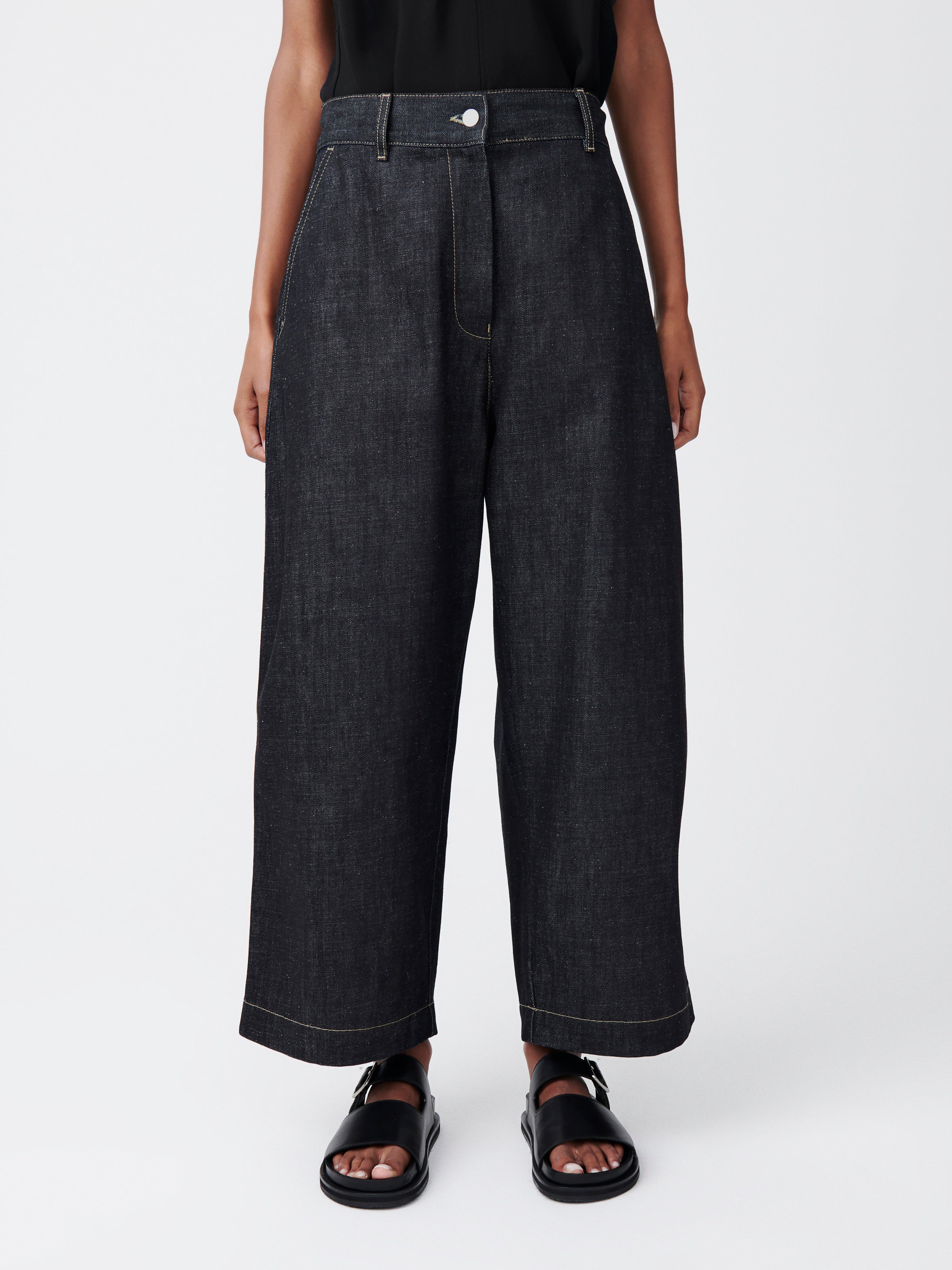 Chalco Denim Pant in Raw Indigo | Barrel Leg | Studio Nicholson