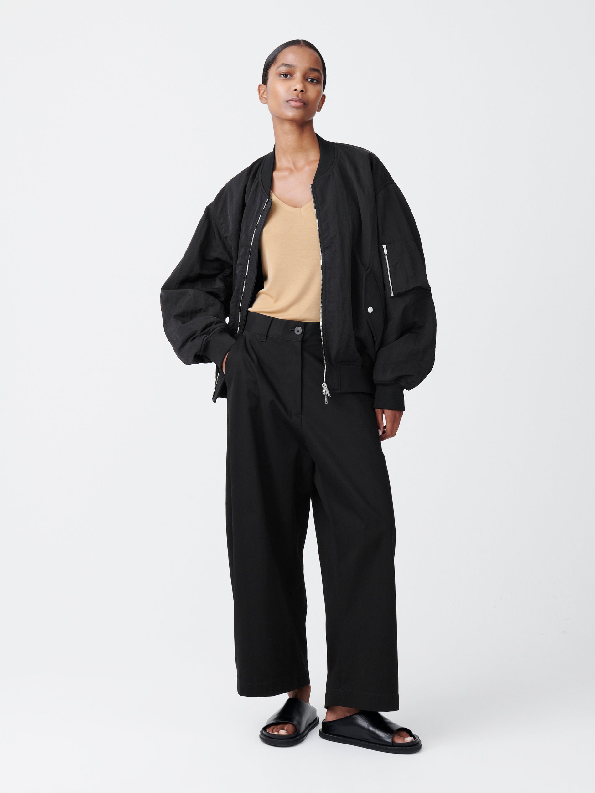 Chalco Twill Pant in Black - Studio Nicholson