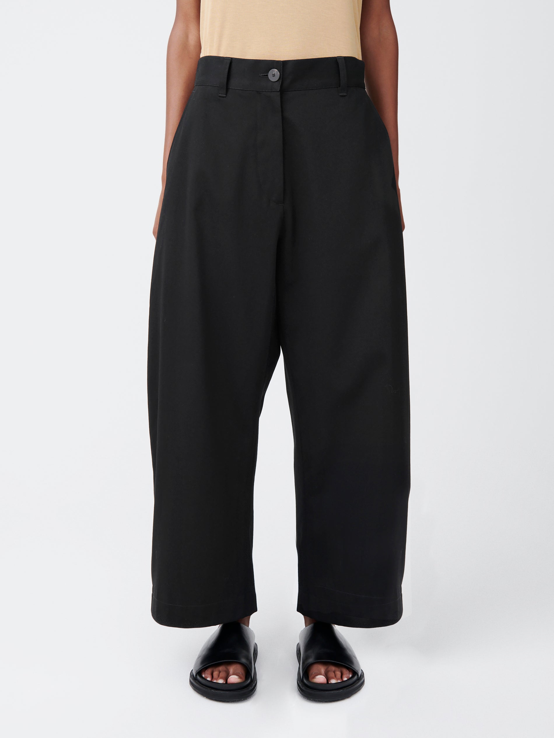 Chalco Twill Pant in Black - Studio Nicholson