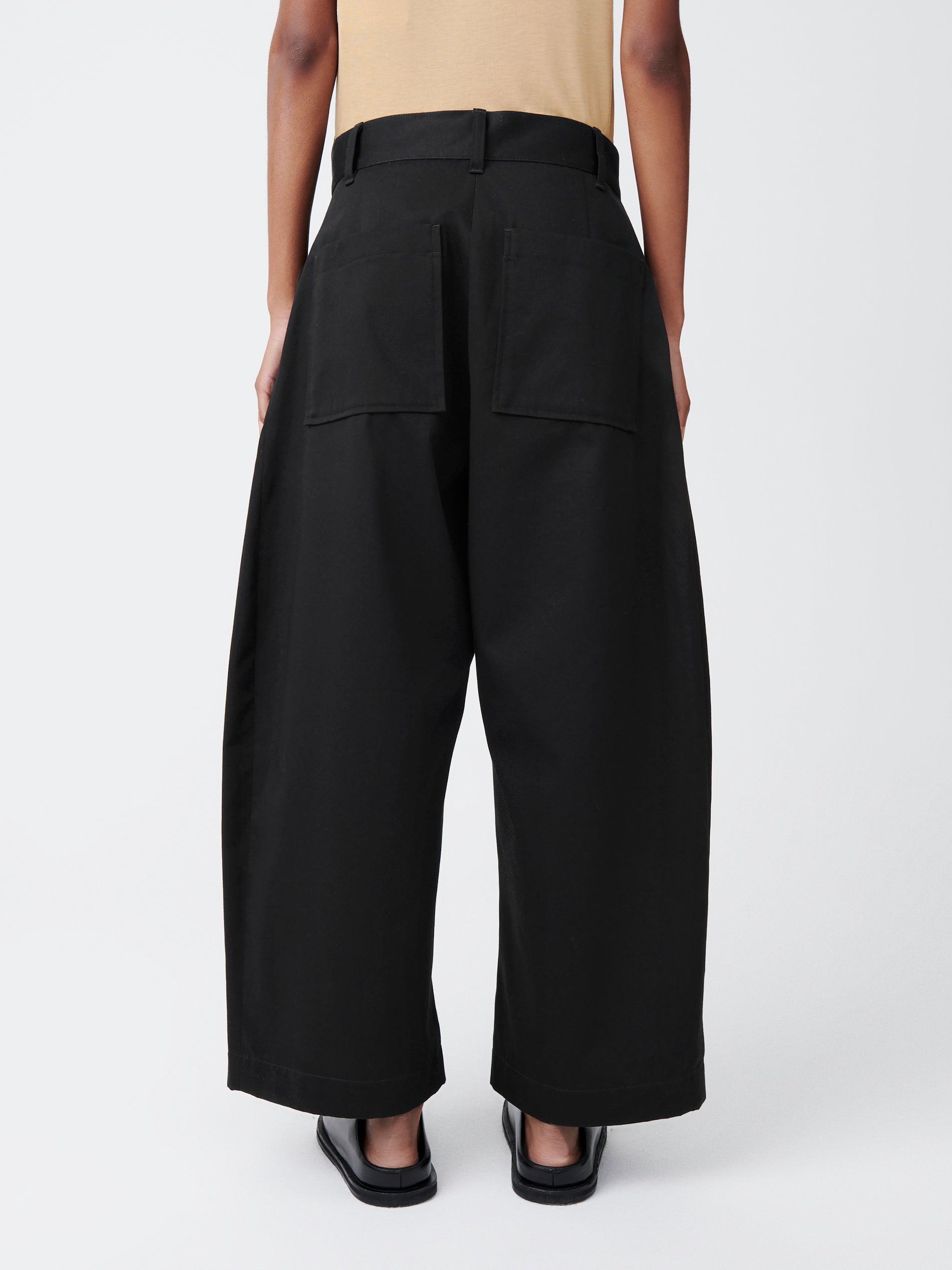 Chalco Twill Pant in Black - Studio Nicholson